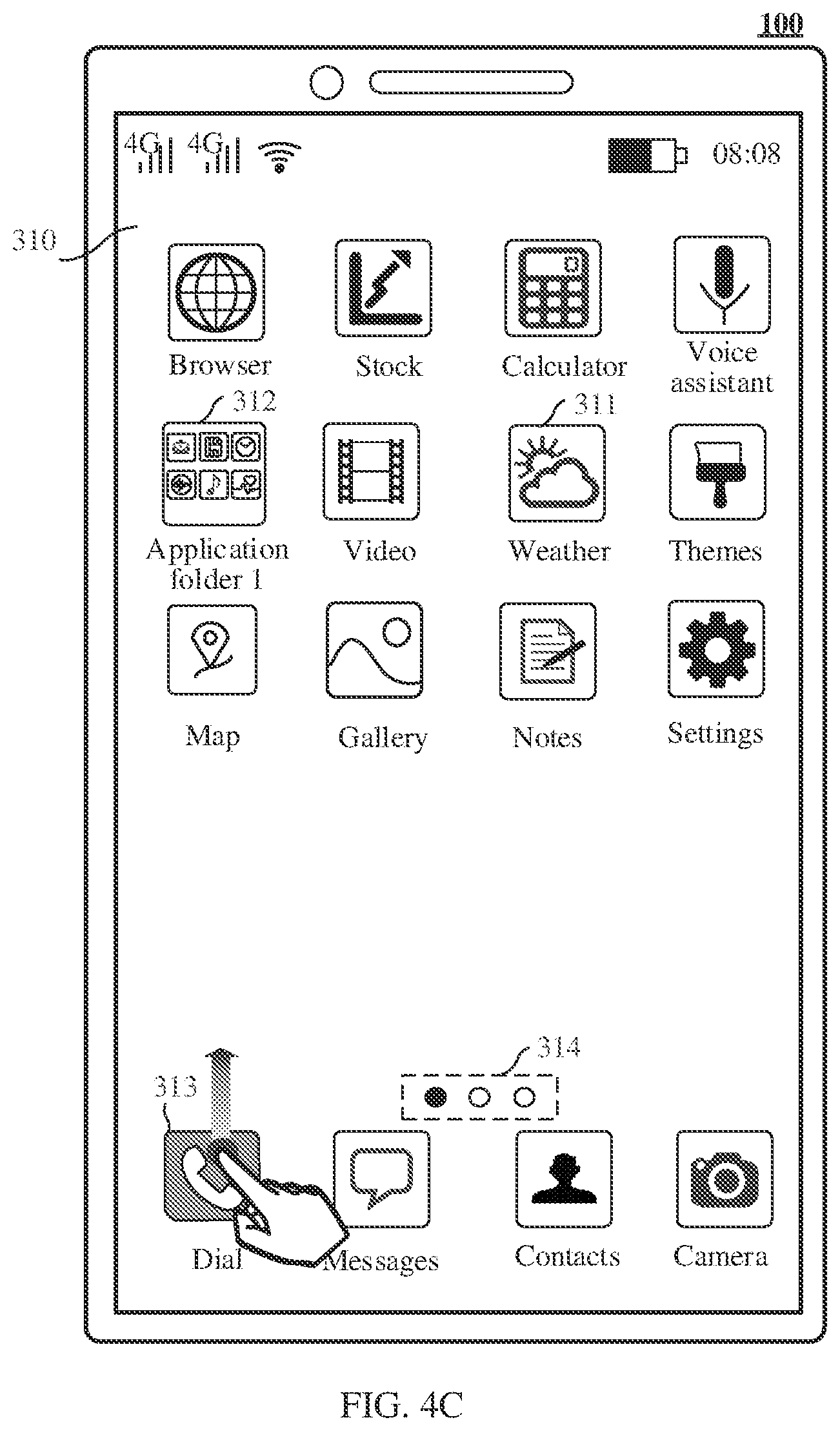 Patent US12613717 Figure 9 – Display method for card component, graphical user interface, and related apparatus