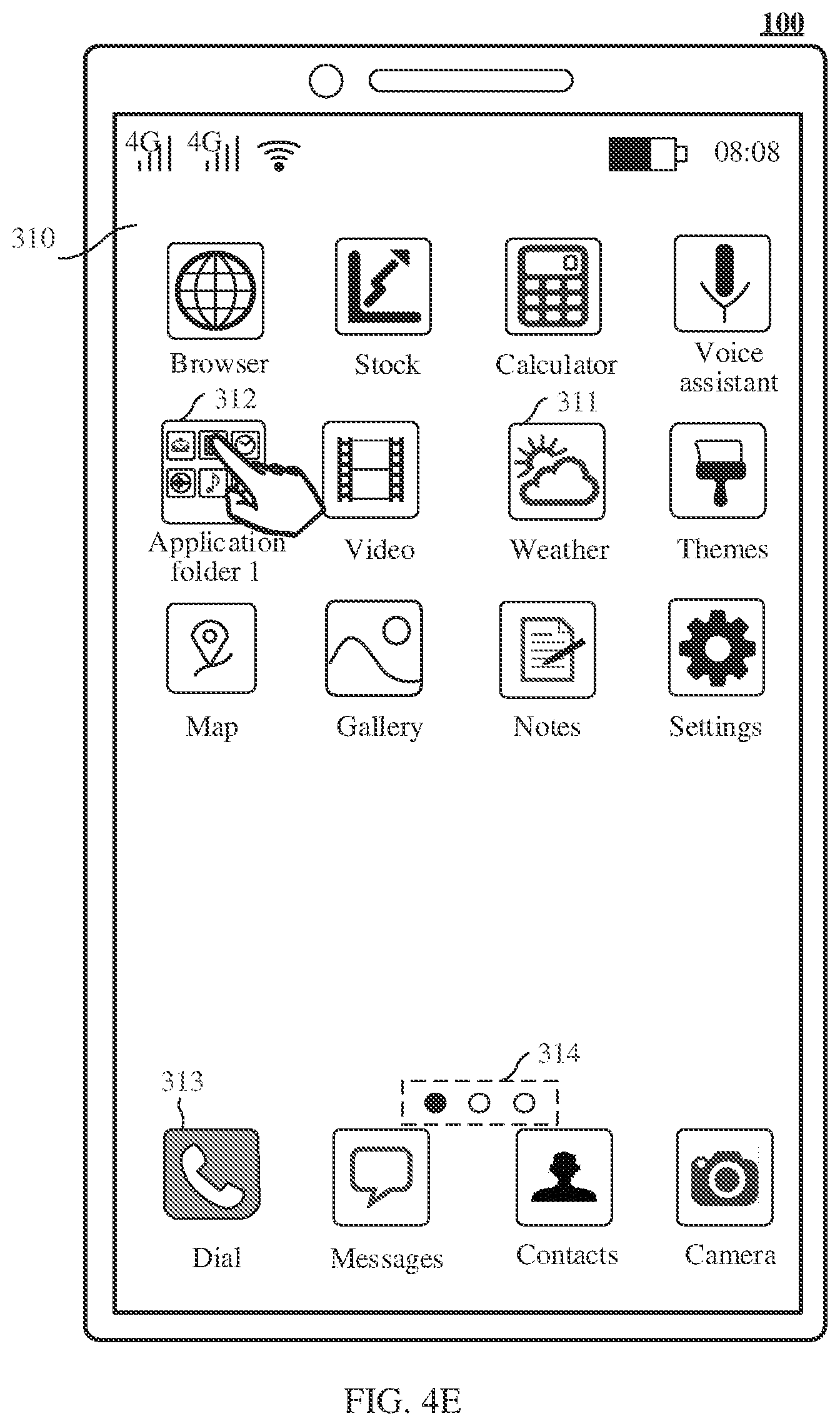 Patent US12613717 Figure 11 – Display method for card component, graphical user interface, and related apparatus
