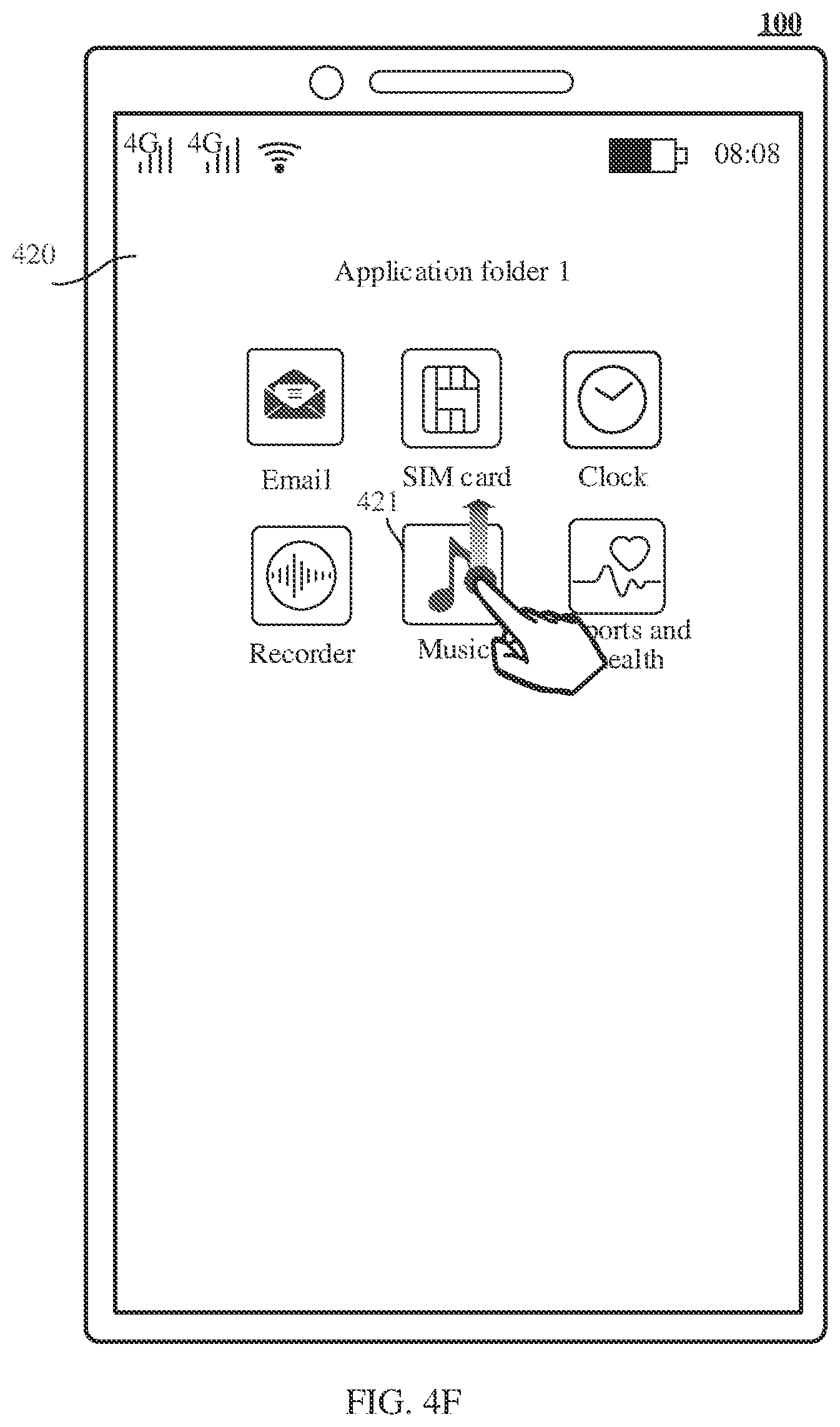 Patent US12613717 Figure 12 – Display method for card component, graphical user interface, and related apparatus