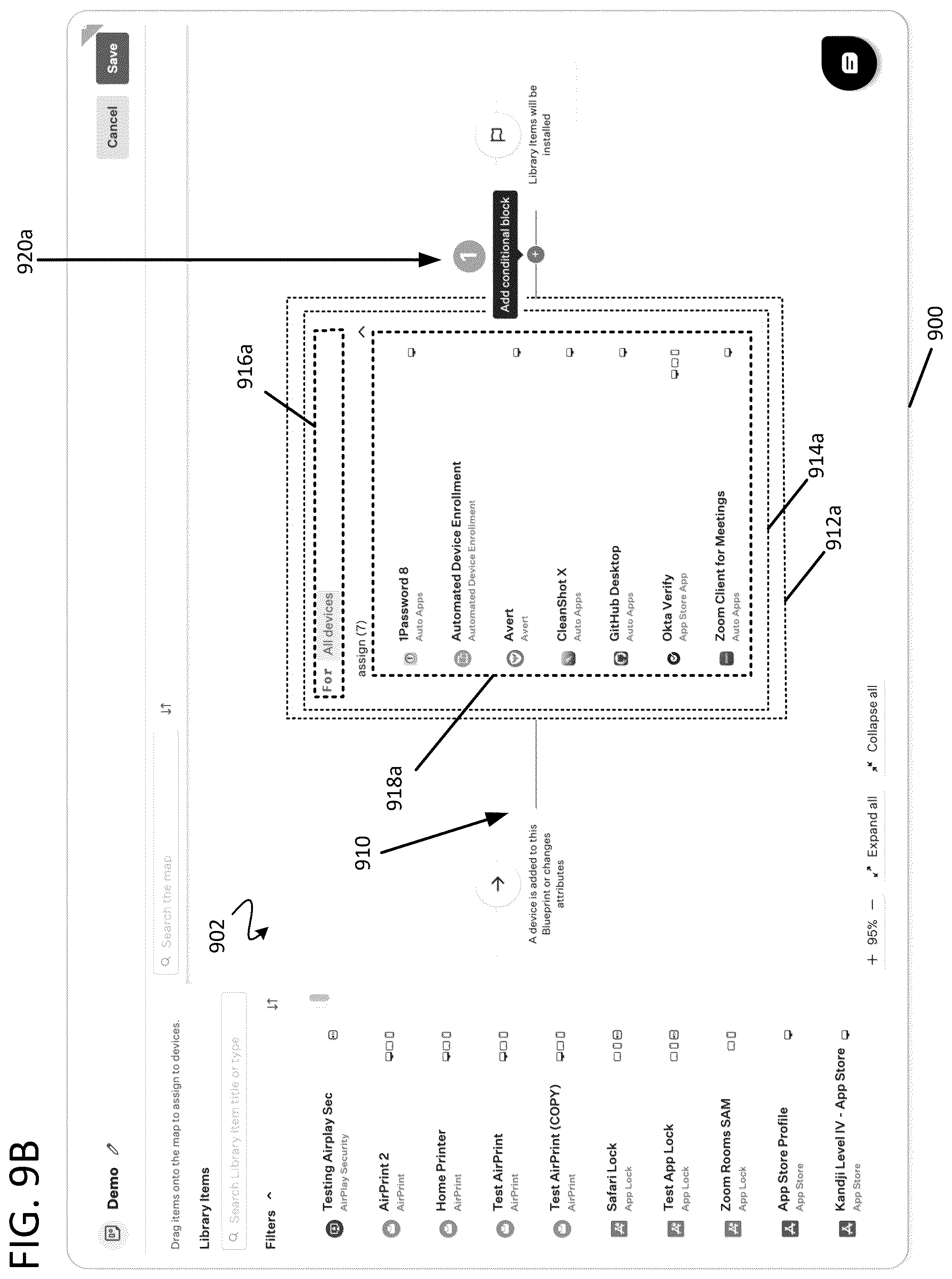 Patent US12613719 Figure 11 – User device configuration specification and conflict resolution module