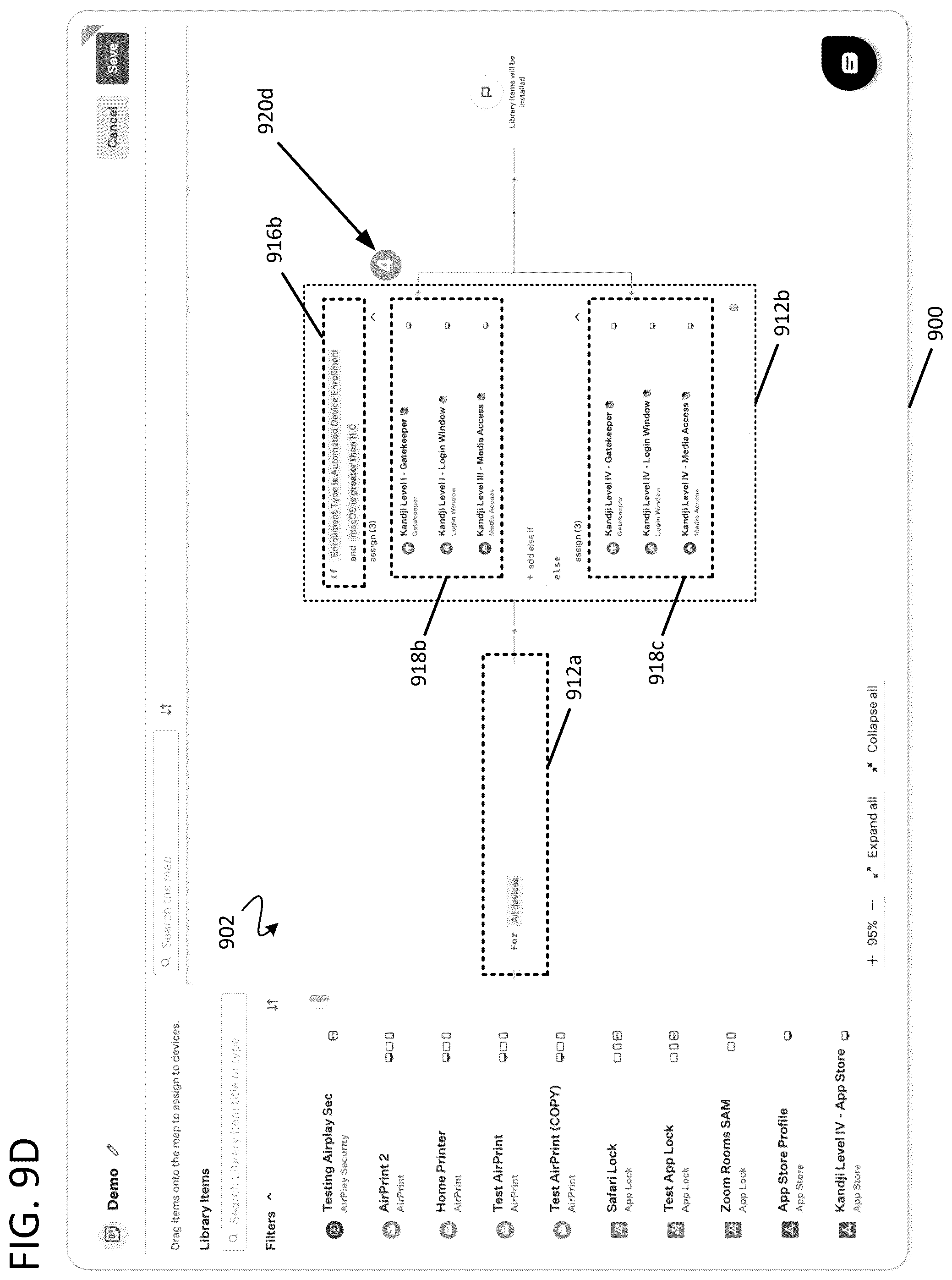 Patent US12613719 Figure 13 – User device configuration specification and conflict resolution module
