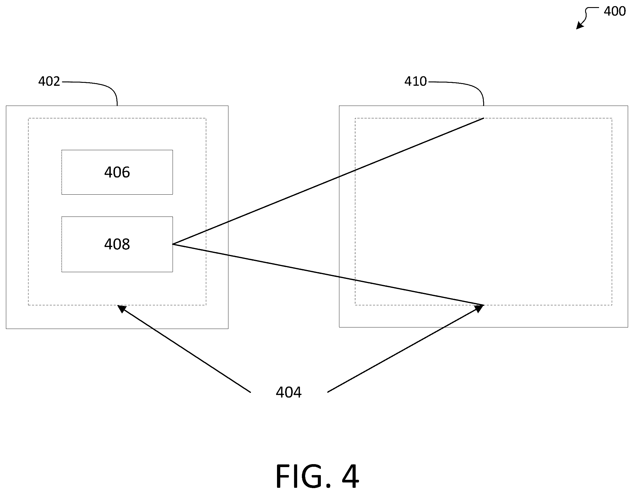 Patent US12613745 Figure 4 – System for using always in-memory data structures in a heterogeneous memory pool