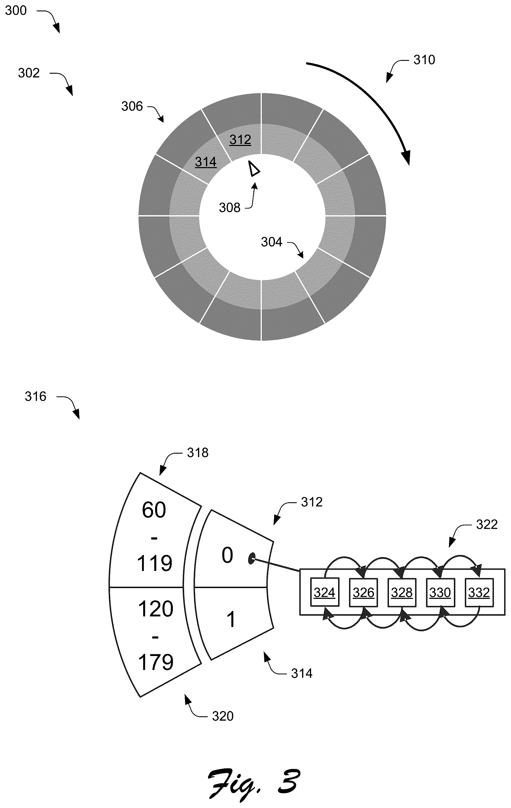 Patent US12613755 Figure 3 – Replicated time wheel delay event scheduling