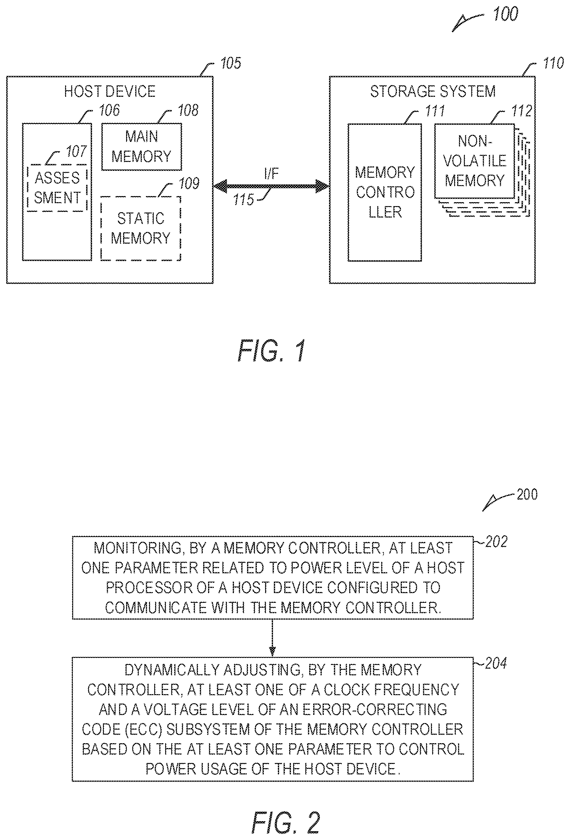 Patent US12613771 — Methods and system with dynamic ECC voltage and frequency — Figure 1