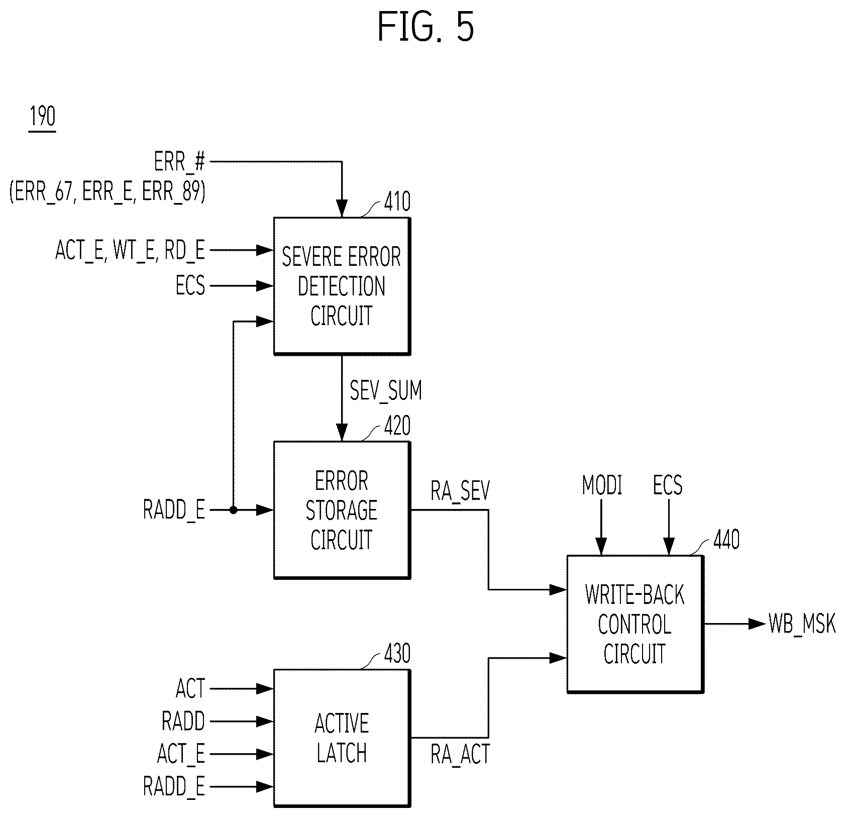Patent US12613772 Figure 5 – Memory device and operating method thereof