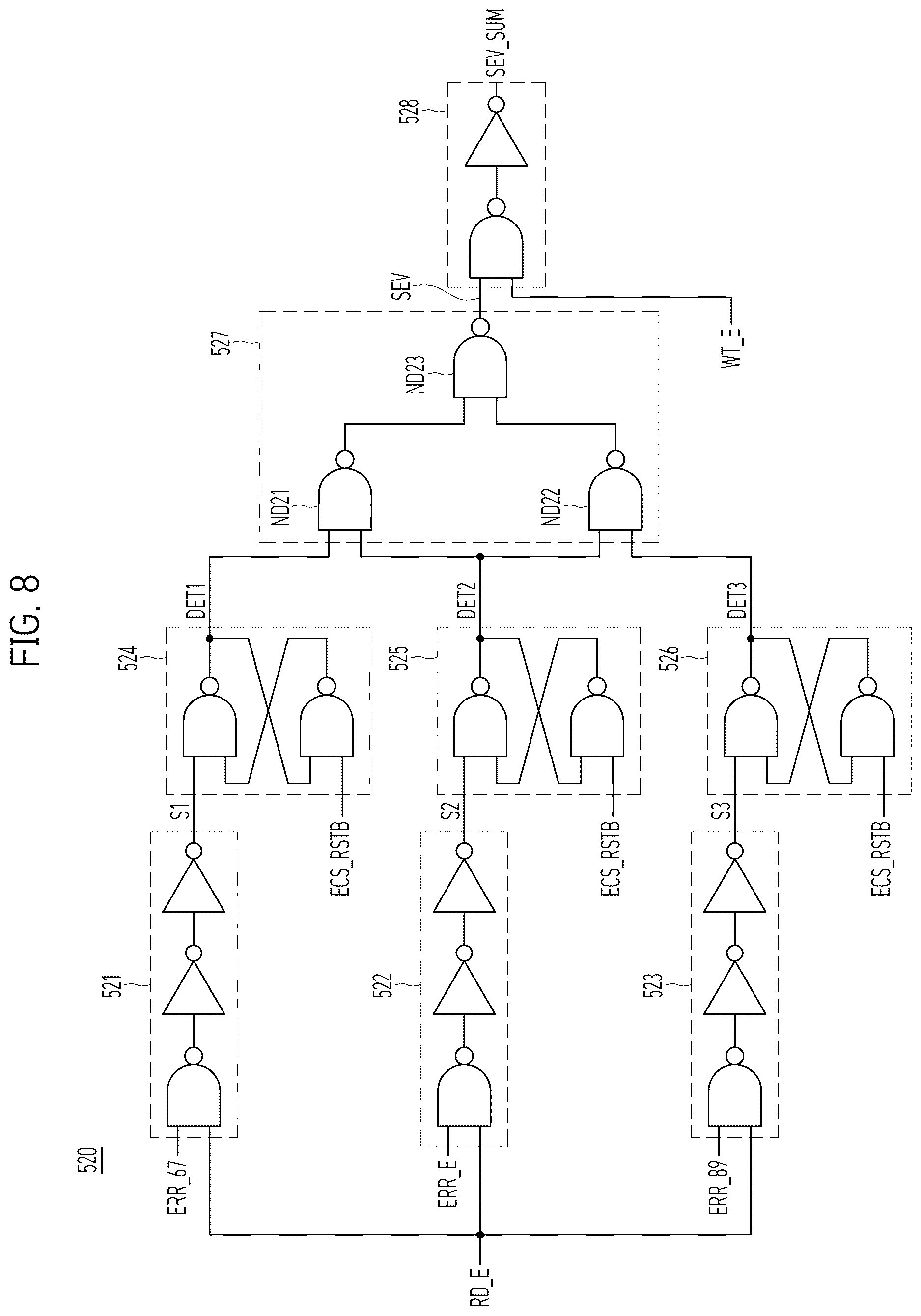Patent US12613772 Figure 8 – Memory device and operating method thereof