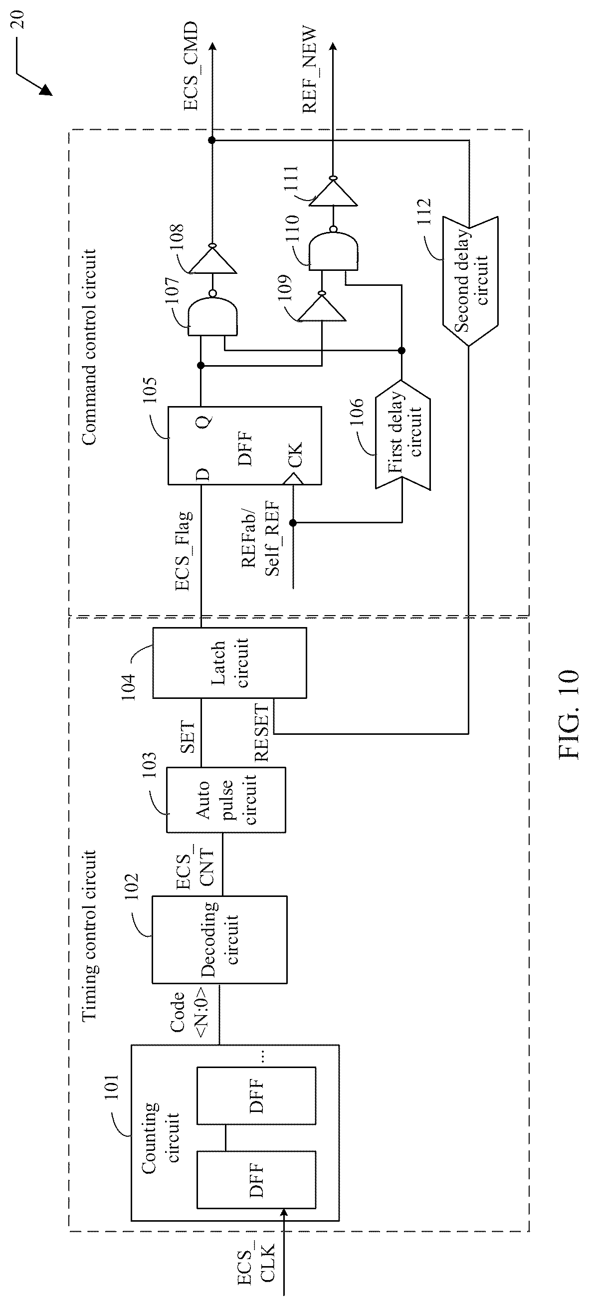 Patent US12613773 Figure 10 – Control circuit, control method, and semiconductor memory