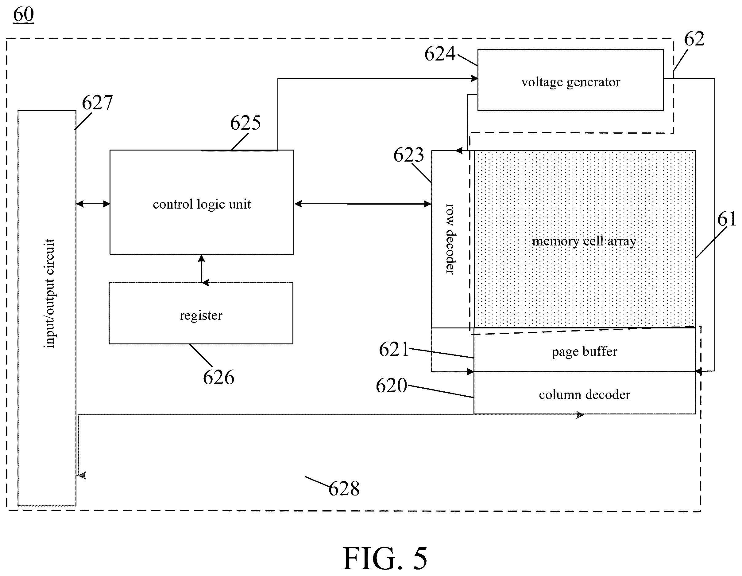 Patent US12613777 Figure 5 – Memory systems and operating methods thereof, readable storage mediums