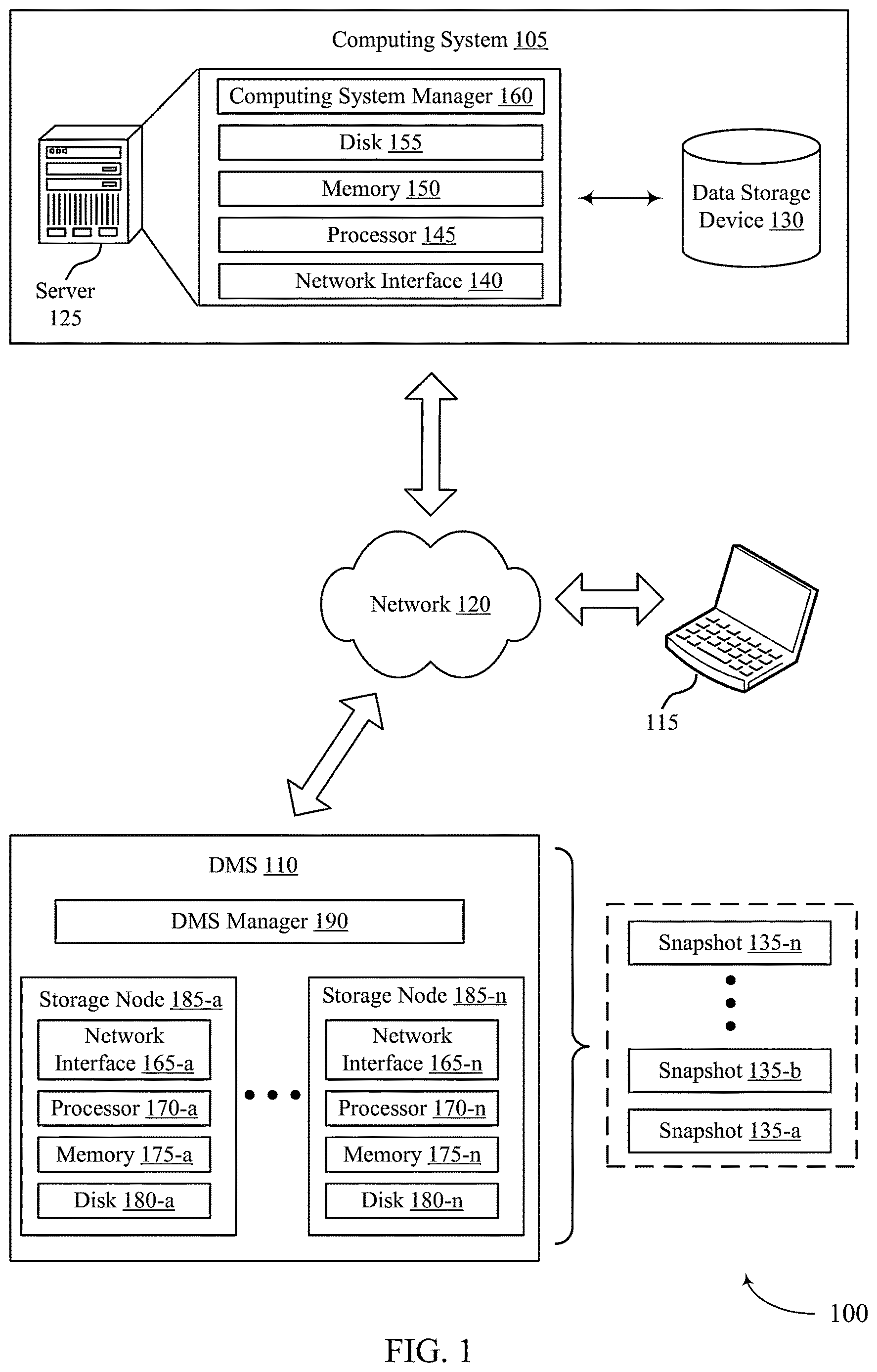 Patent US12613784 Figure 1 – Lossless failover for data recovery