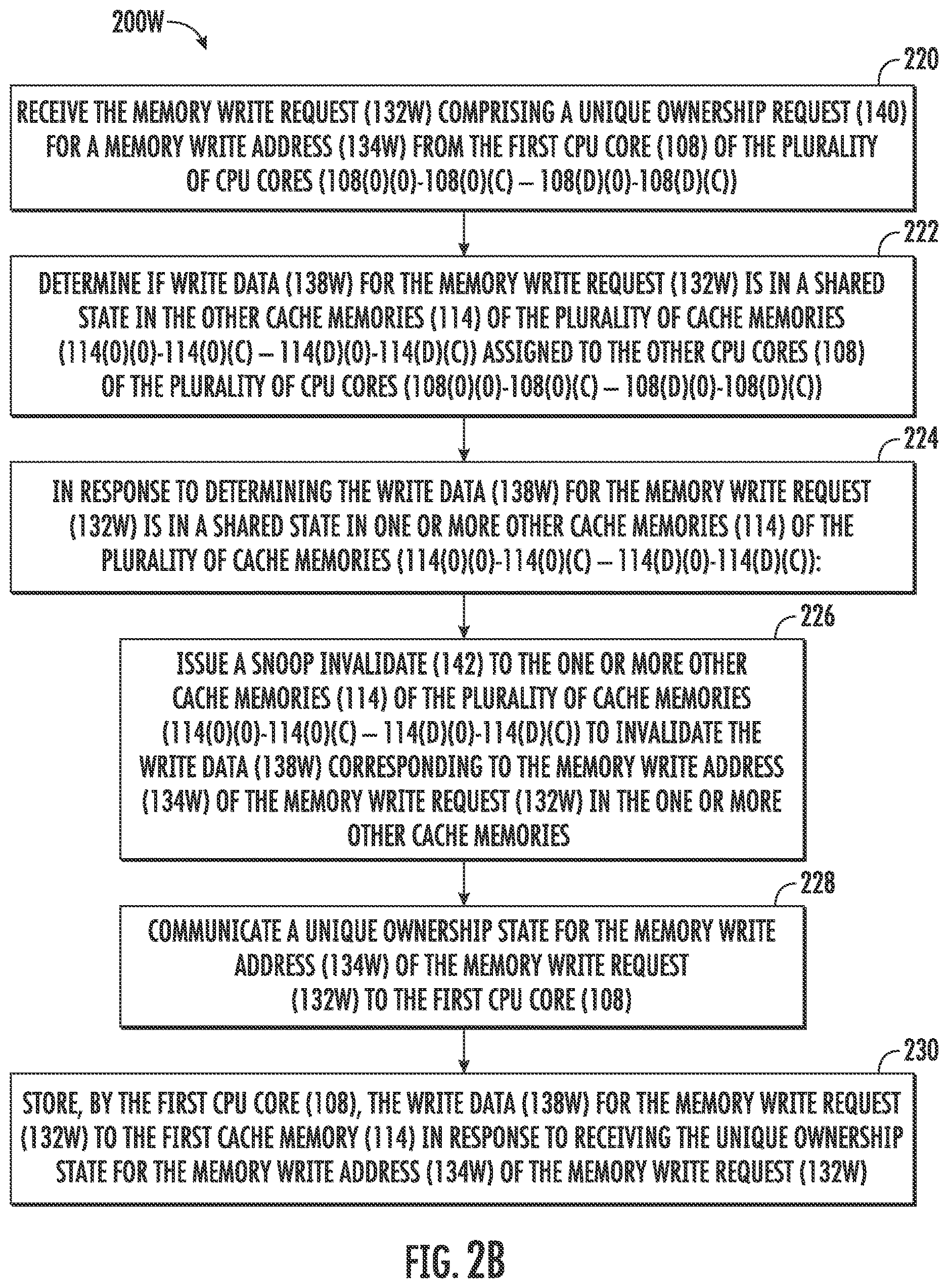 Patent US12613803 Figure 3 – Cache memory system employing a multiple-level hierarchy cache coherency architecture