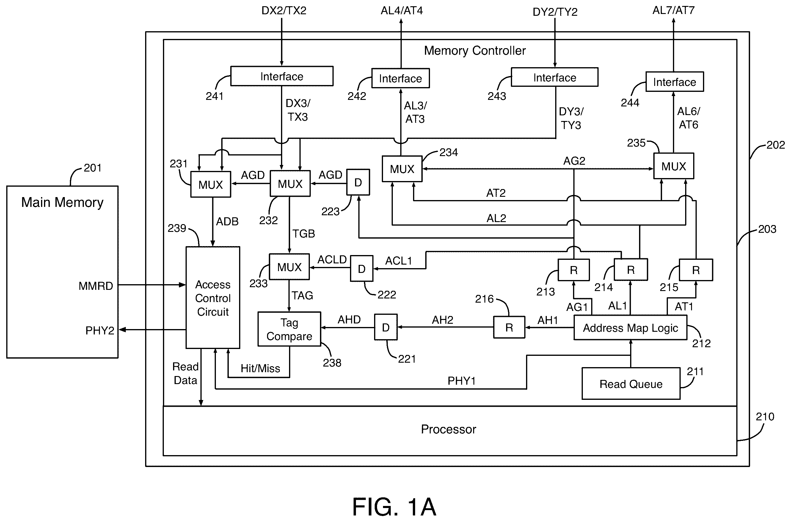 Patent US12613806 Figure 1 – Techniques for storing data and tags in different memory arrays