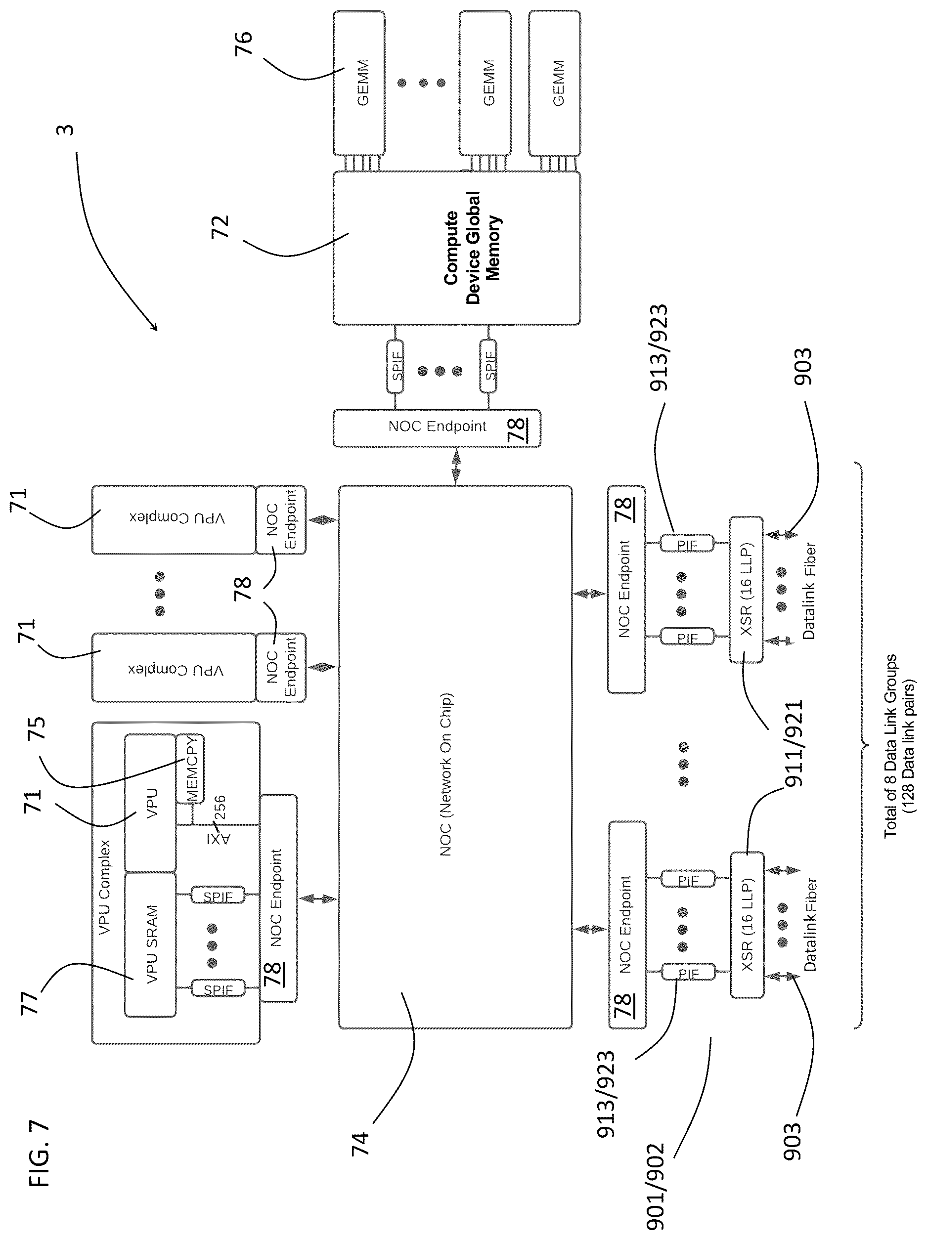 Patent US12613811 Figure 10 – Computer architecture with disaggregated memory and high-bandwidth communication interconnects
