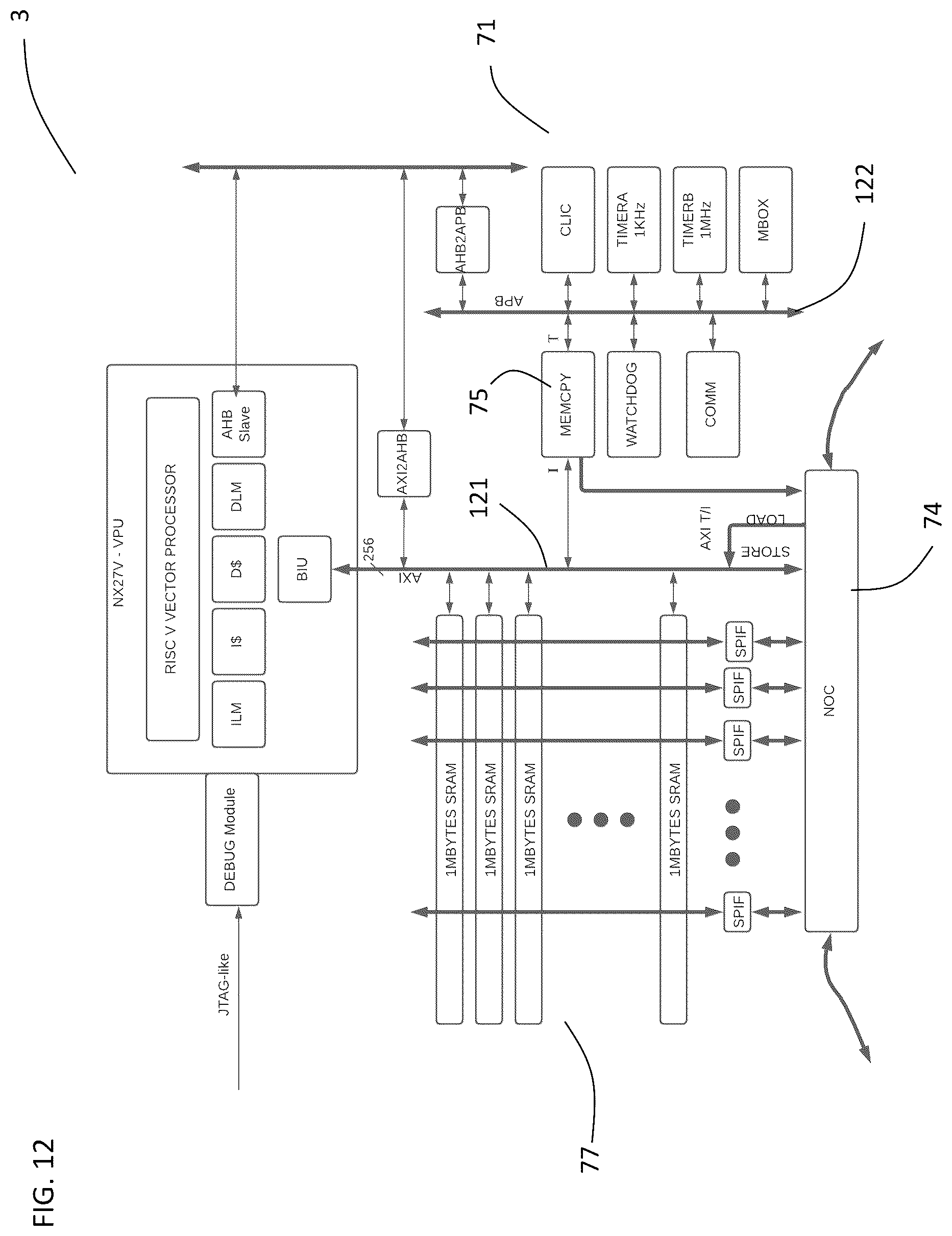 Patent US12613811 Figure 15 – Computer architecture with disaggregated memory and high-bandwidth communication interconnects