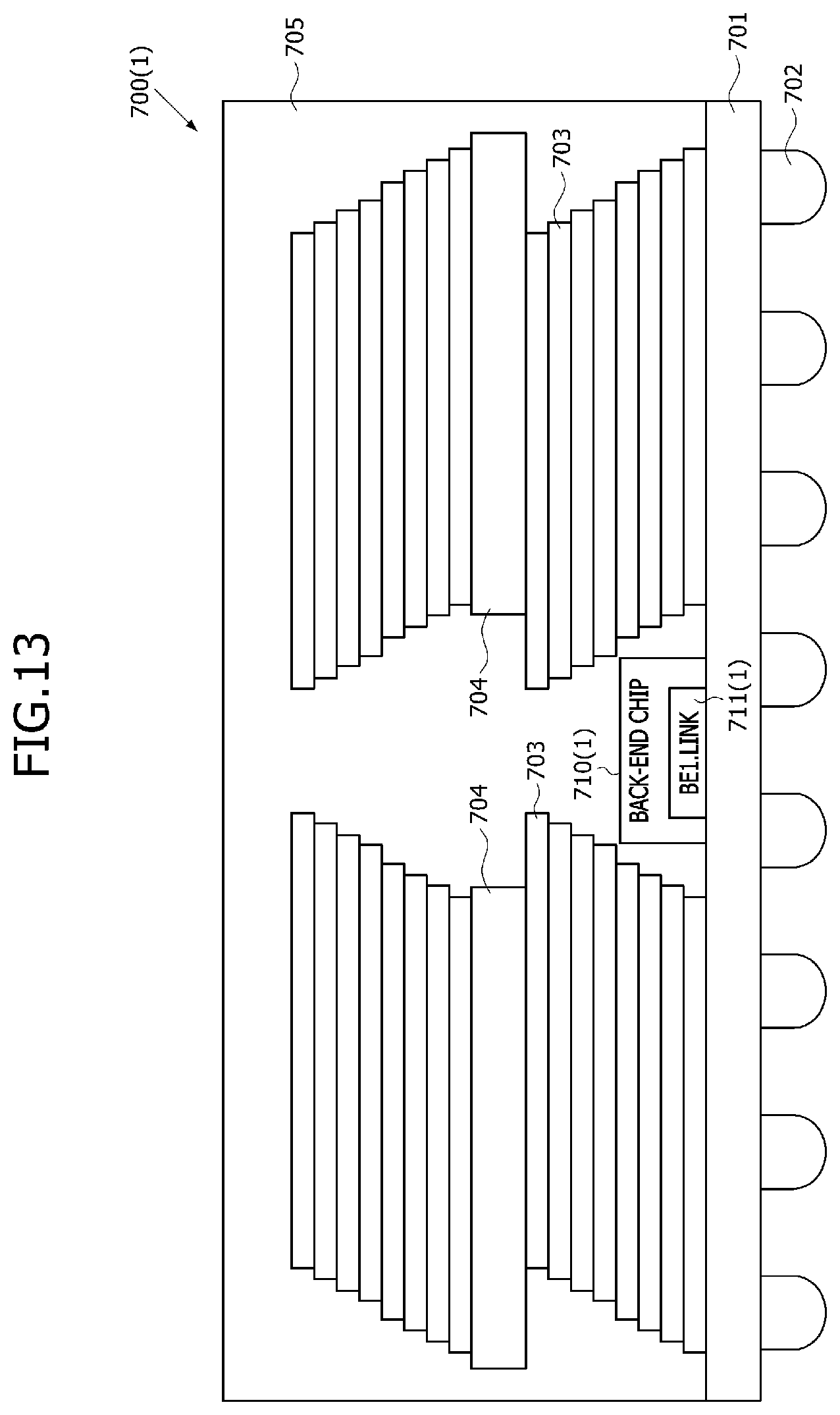 Patent US12613814 Figure 13 – Devices using chiplet based storage architectures