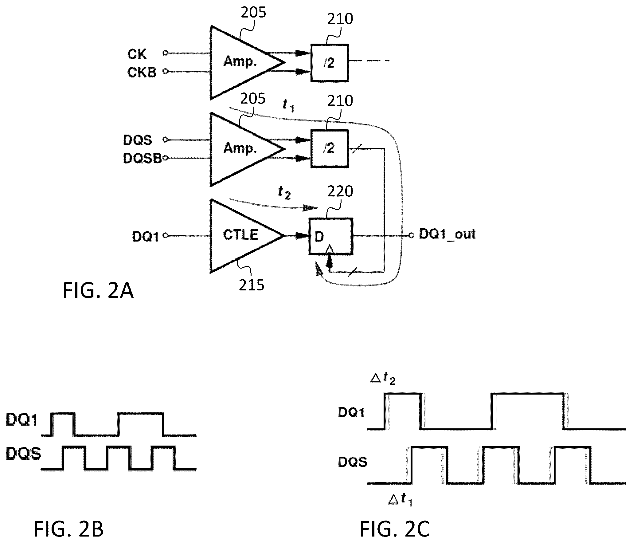Patent US12613816 Figure 2 – System and method for memory signal timing calibration with phase control circuit