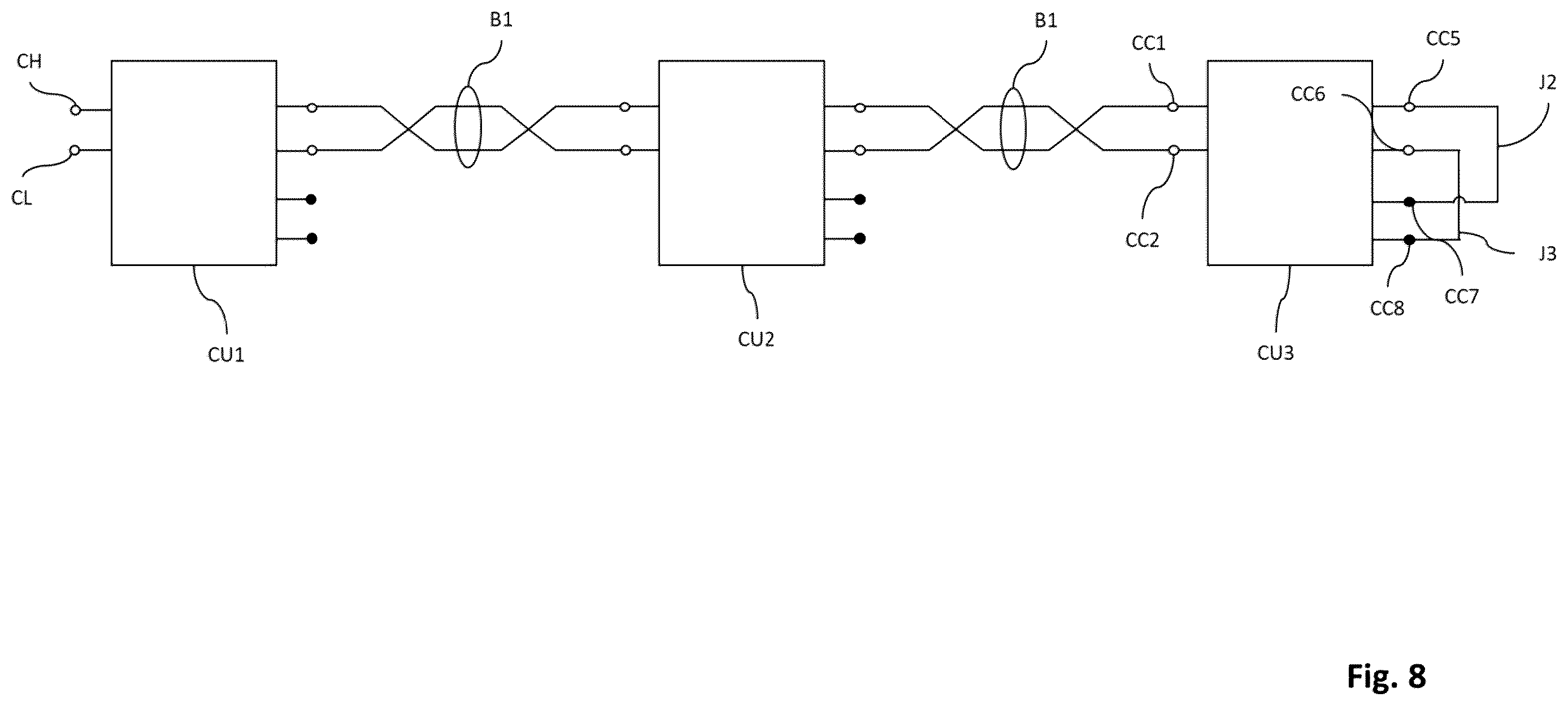Patent US12613822 Figure 7 – Bus node and plug-in connector for a communication bus system with bus termination configuration component