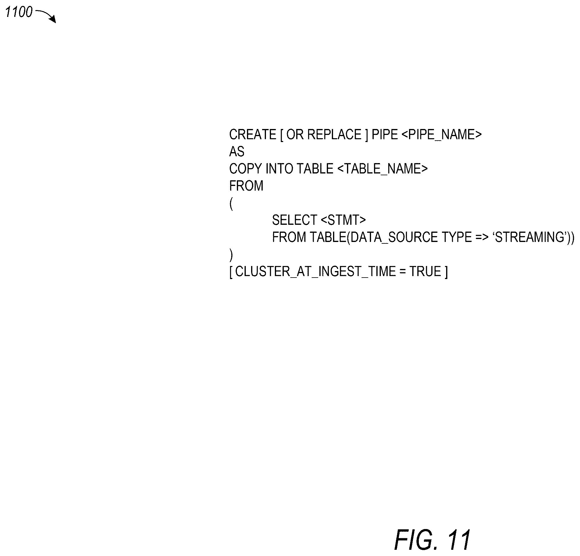 Patent US12613833 Figure 11 – Clustering at ingest time