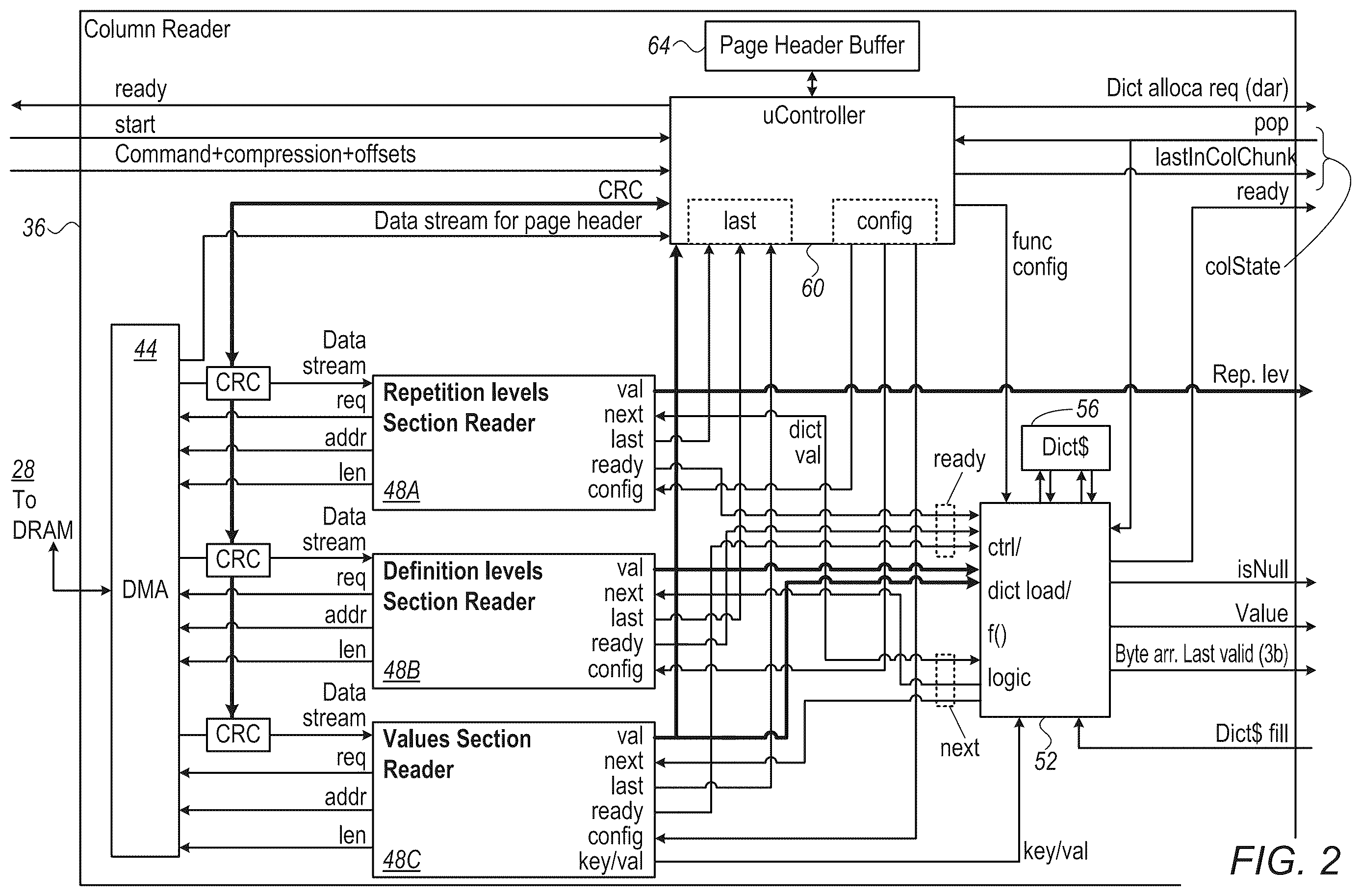 Patent US12613835 Figure 2 – Hardware-implemented file reader