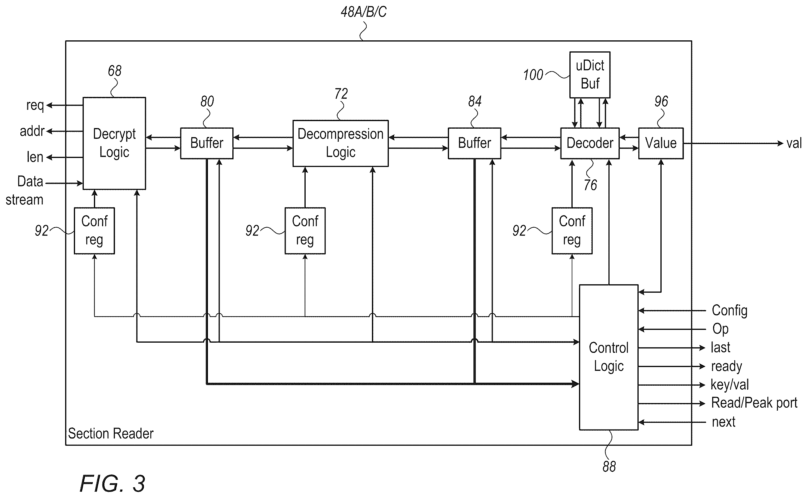 Patent US12613835 Figure 3 – Hardware-implemented file reader