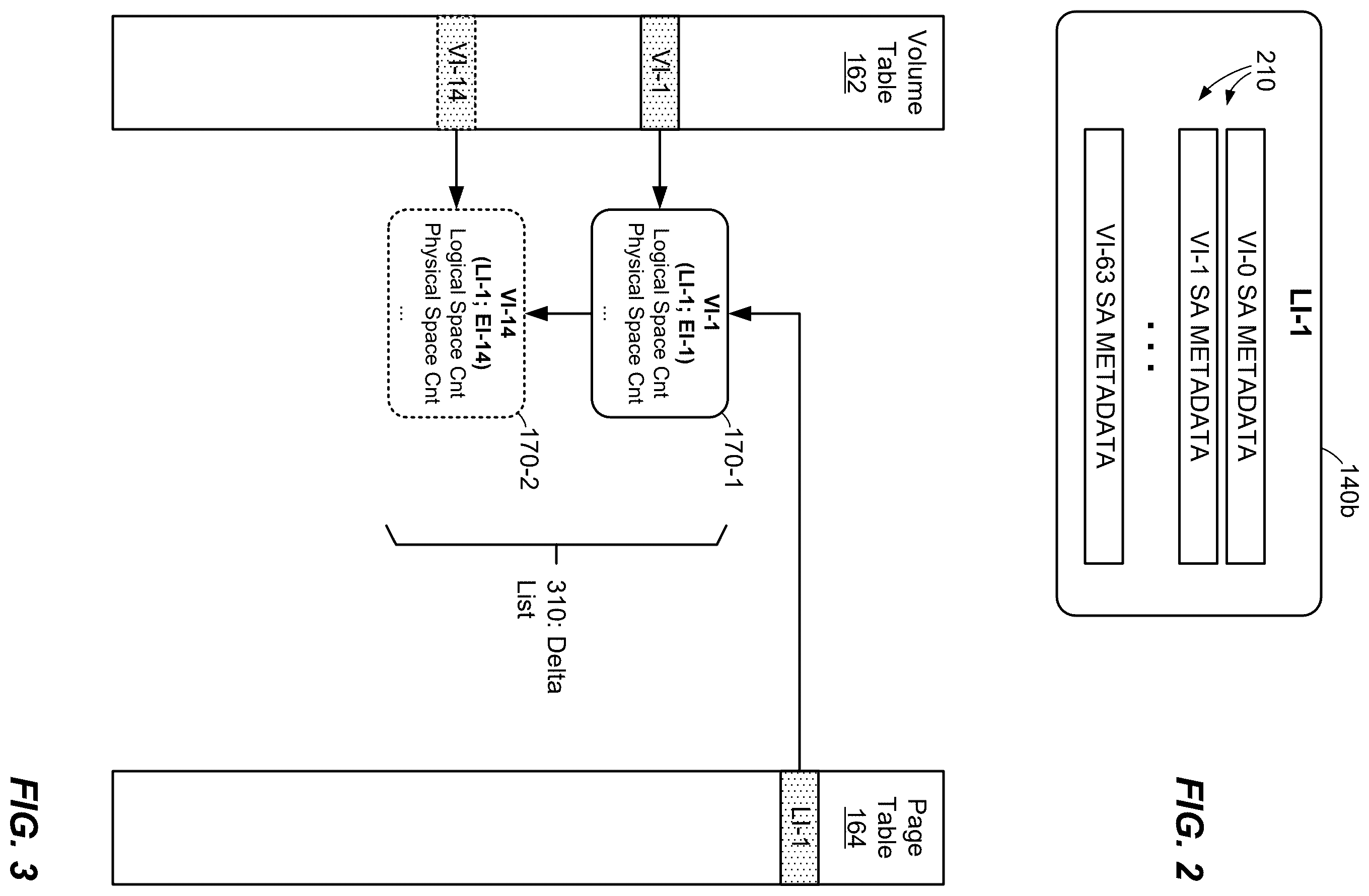 Patent US12613836 Figure 2 – Managing space-accounting metadata
