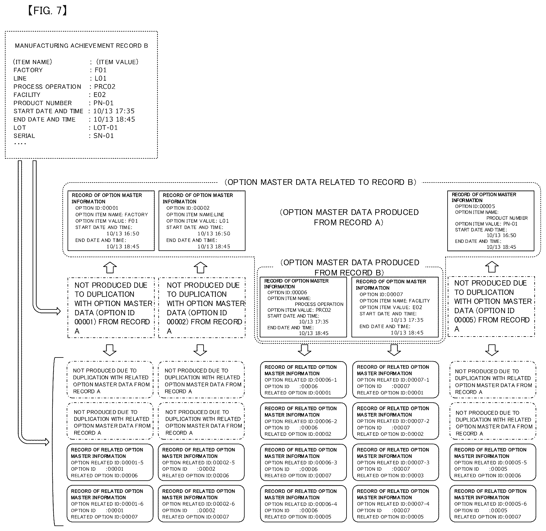 Patent US12613839 Figure 7 – Information management system and option management apparatus