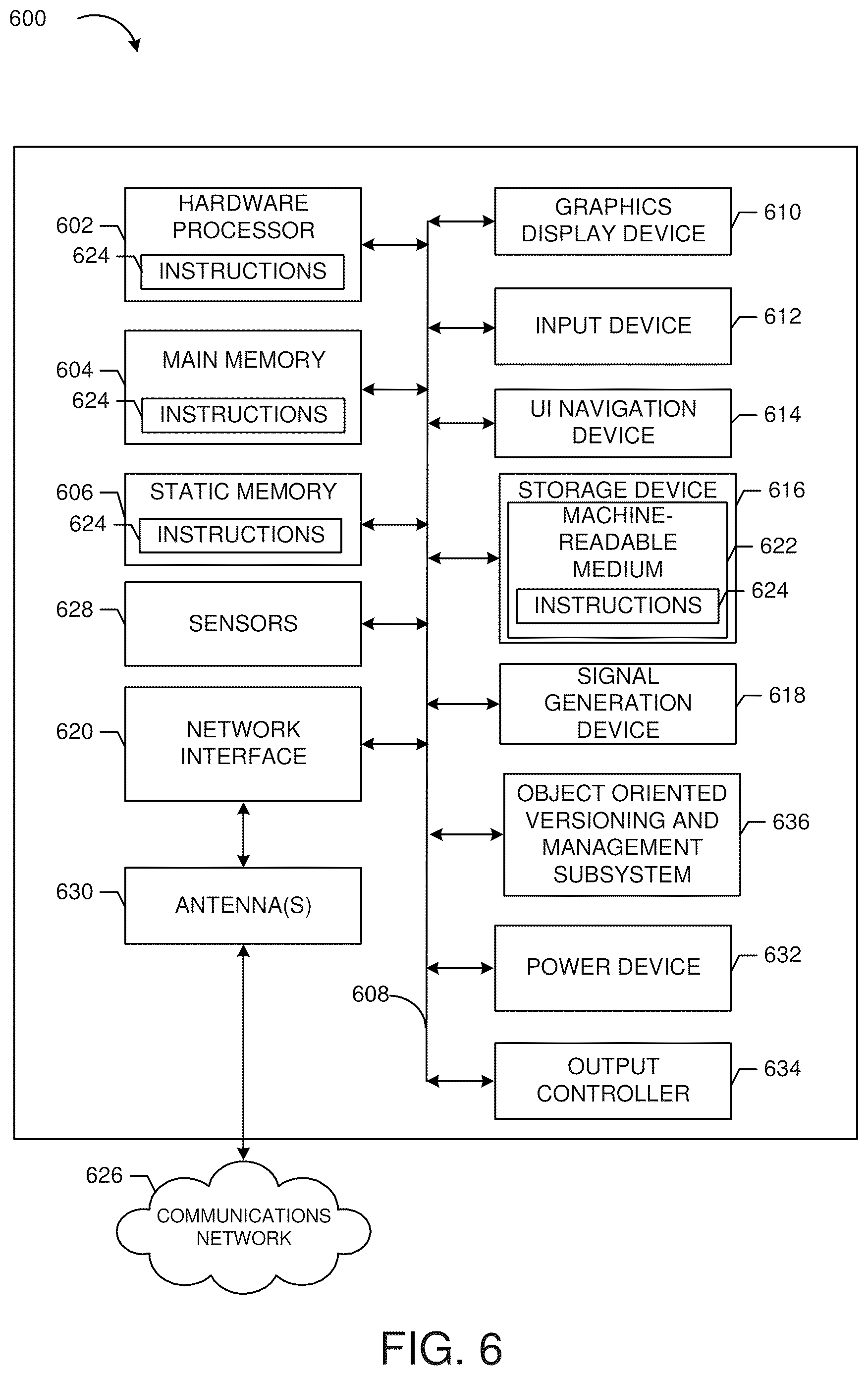 Patent US12613845 Figure 7 – Object oriented versioning and management system using event stream architecture