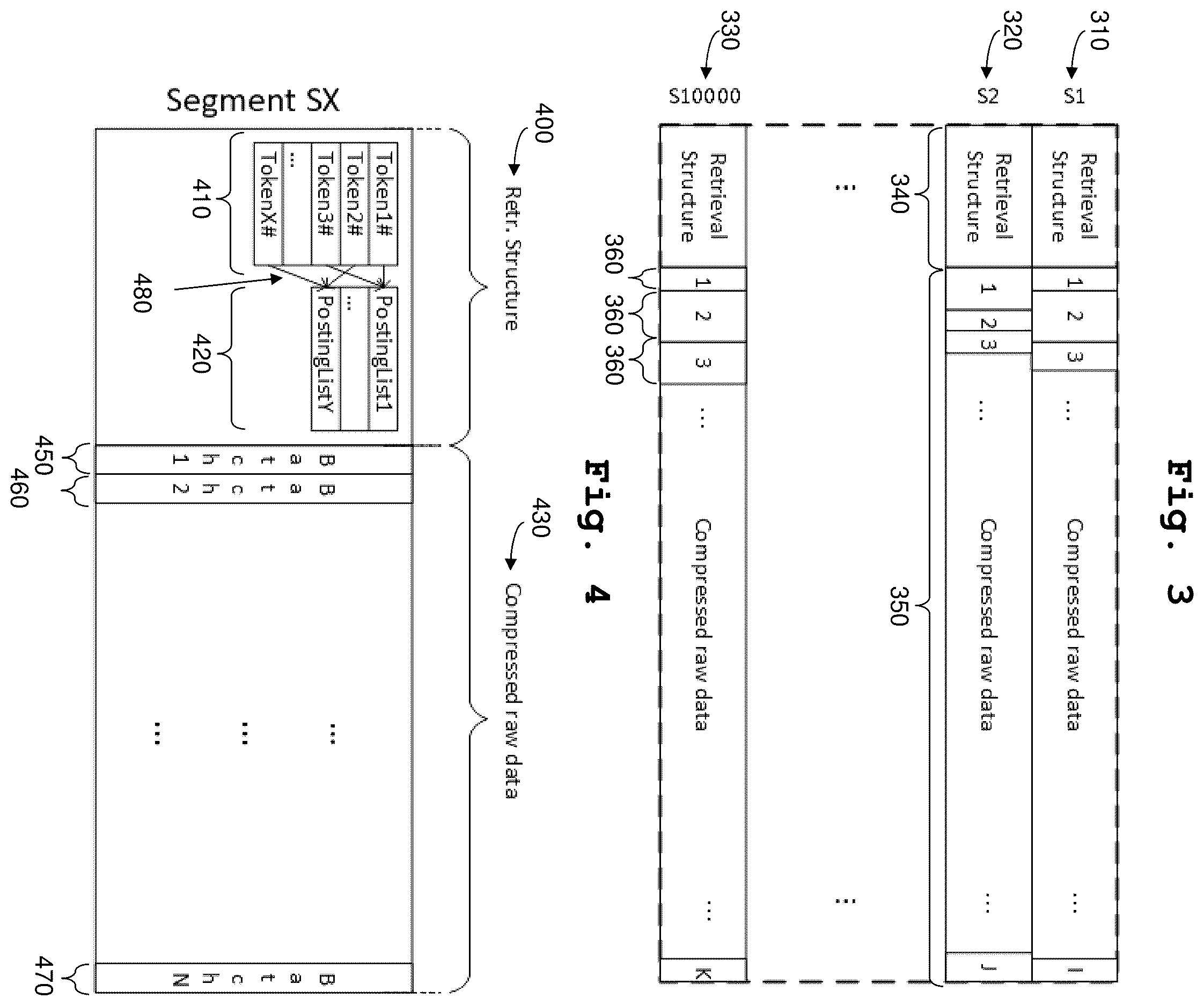 Patent US12613854 Figure 3 – Split retrieval structures for storing and querying data