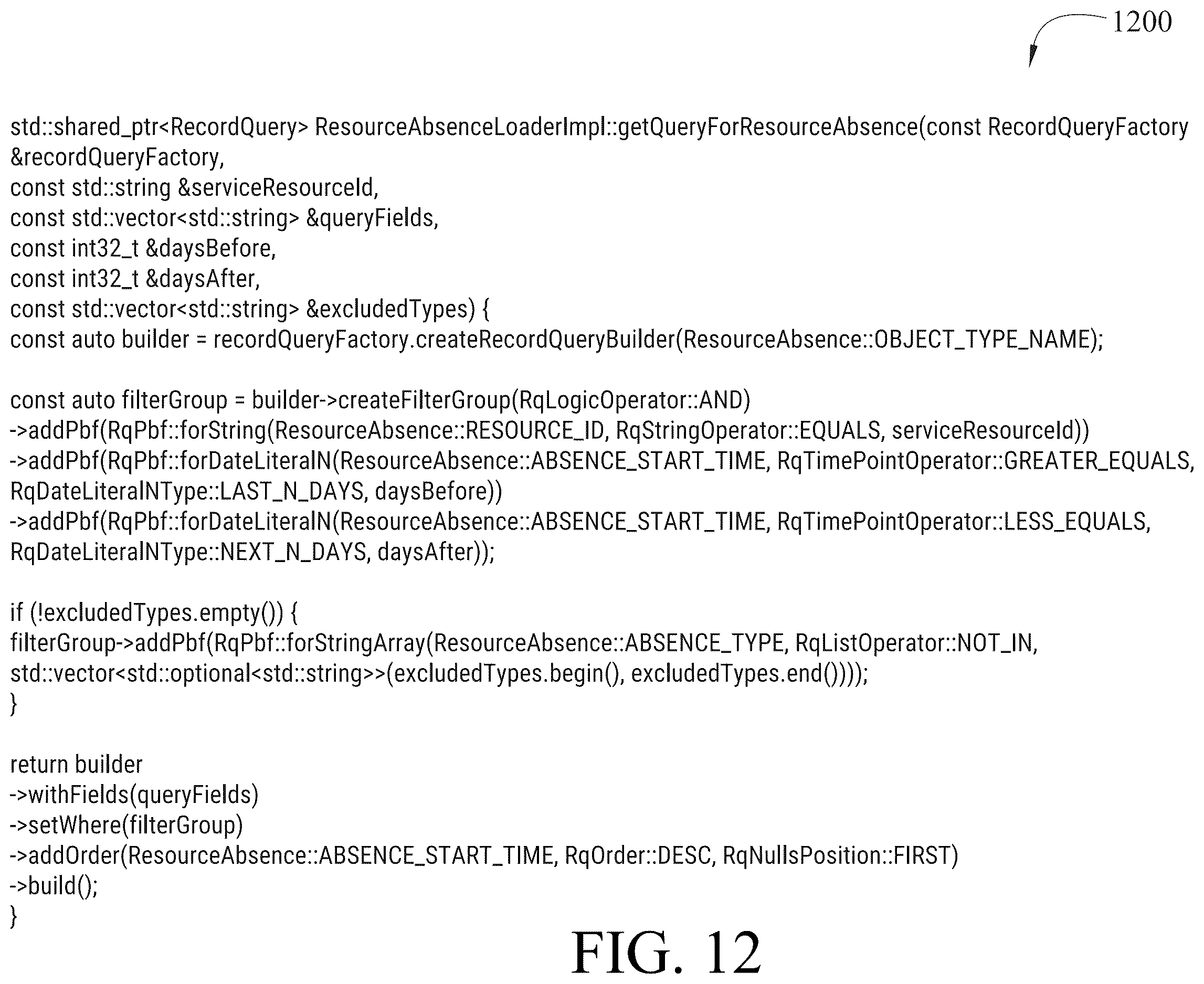 Patent US12613855 Figure 12 – Database systems and methods for client-side initiation of server-side actions