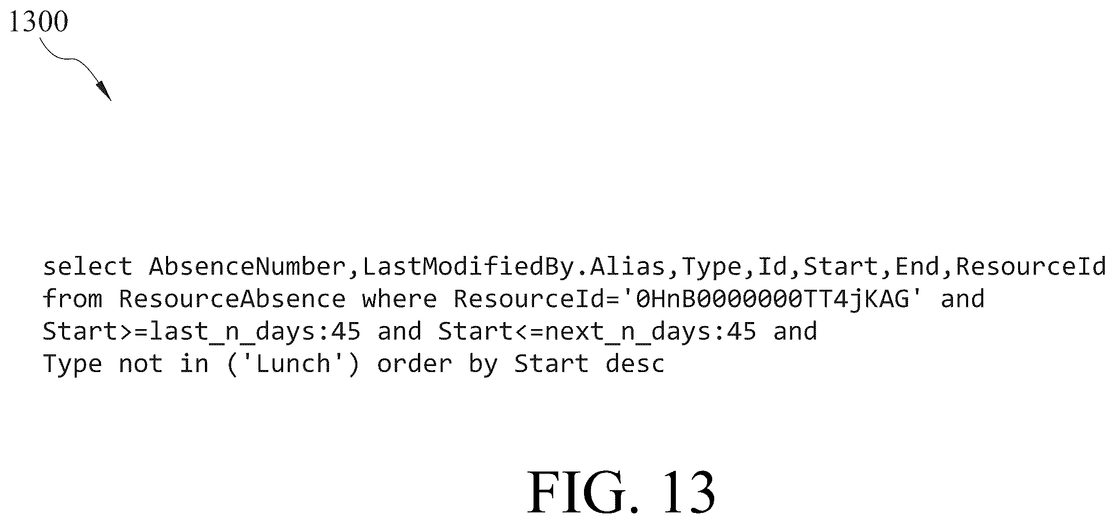 Patent US12613855 Figure 13 – Database systems and methods for client-side initiation of server-side actions