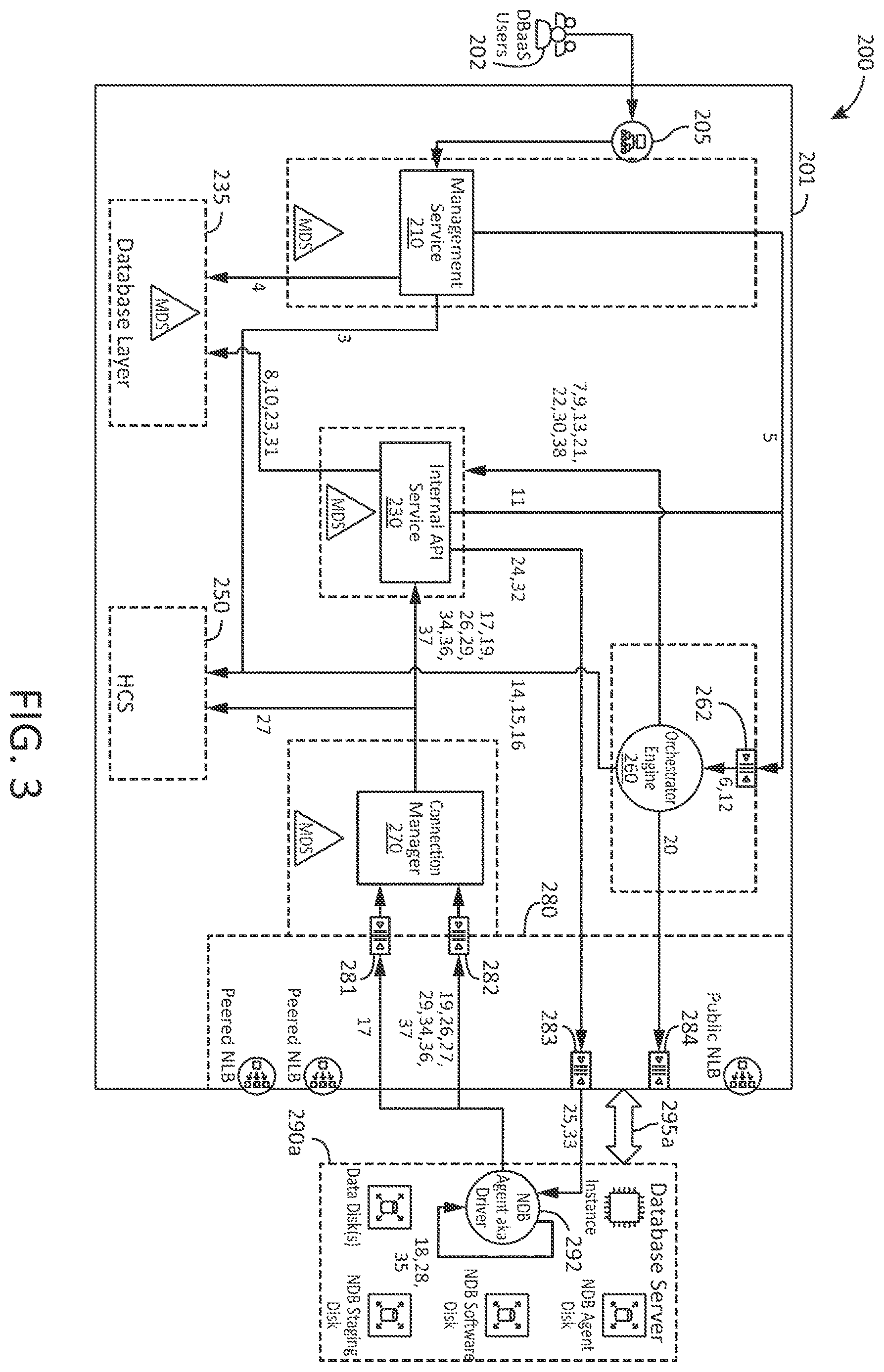 Patent US12613857 Figure 3 – Database server agent
