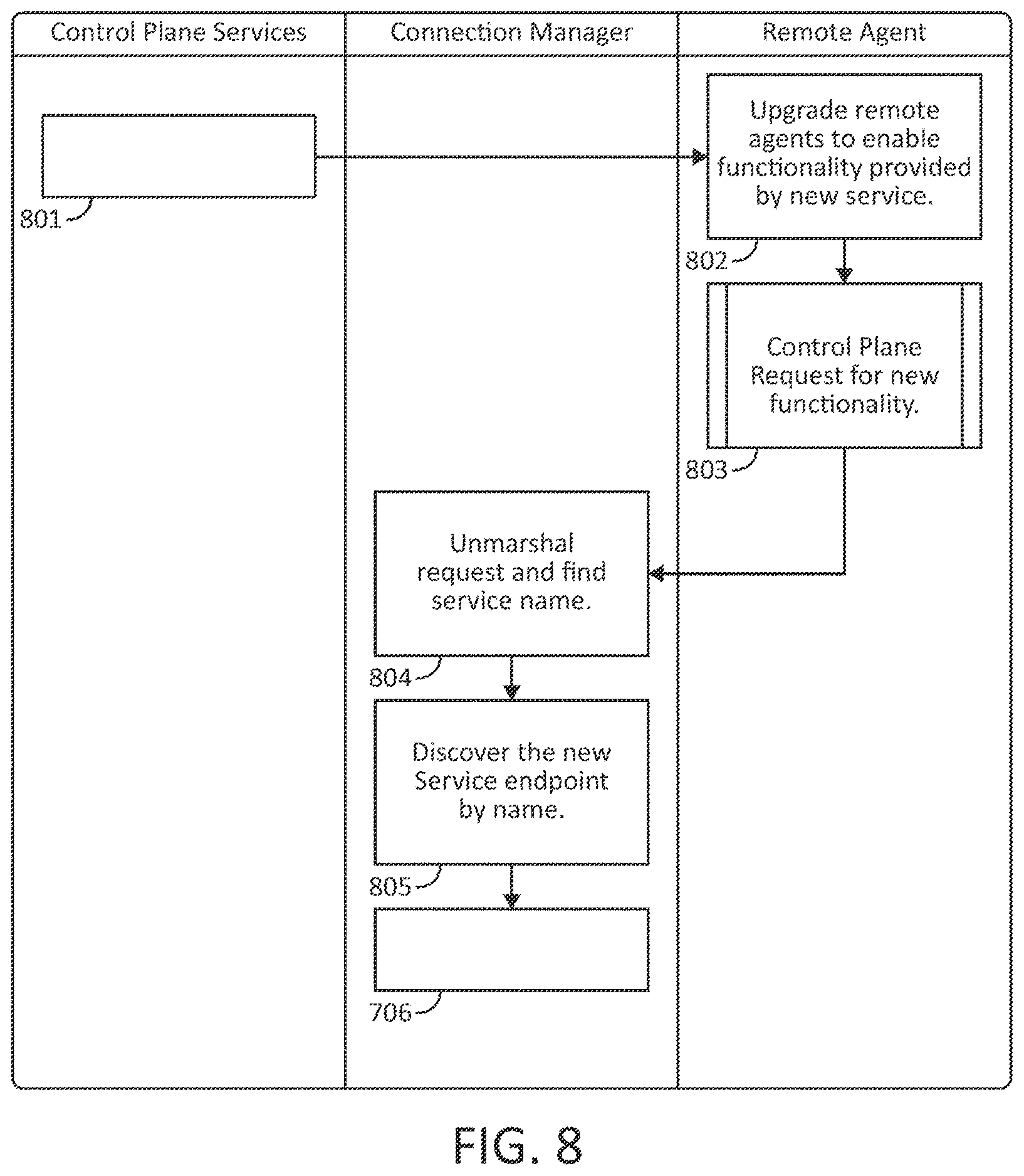 Patent US12613857 Figure 8 – Database server agent