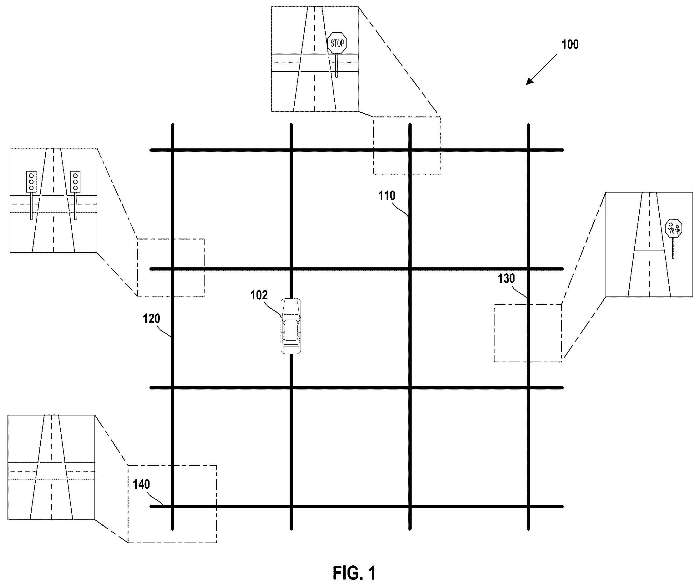 Patent US12613860 Figure 1 – Systems and methods for updating maps and evaluating map accuracy based on collected image data