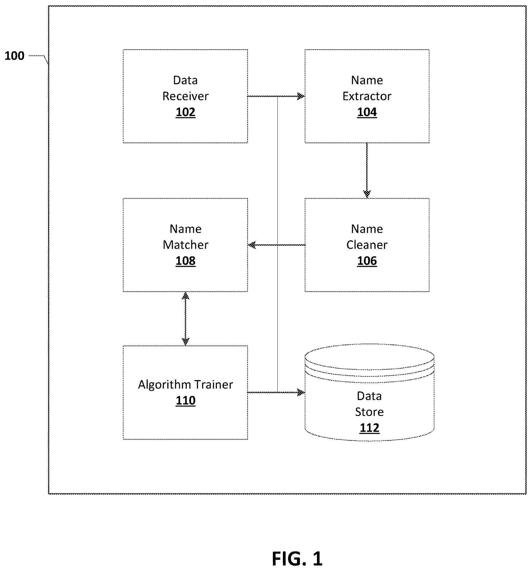 Patent US12613873 — Media names matching and normalization — Figure 1