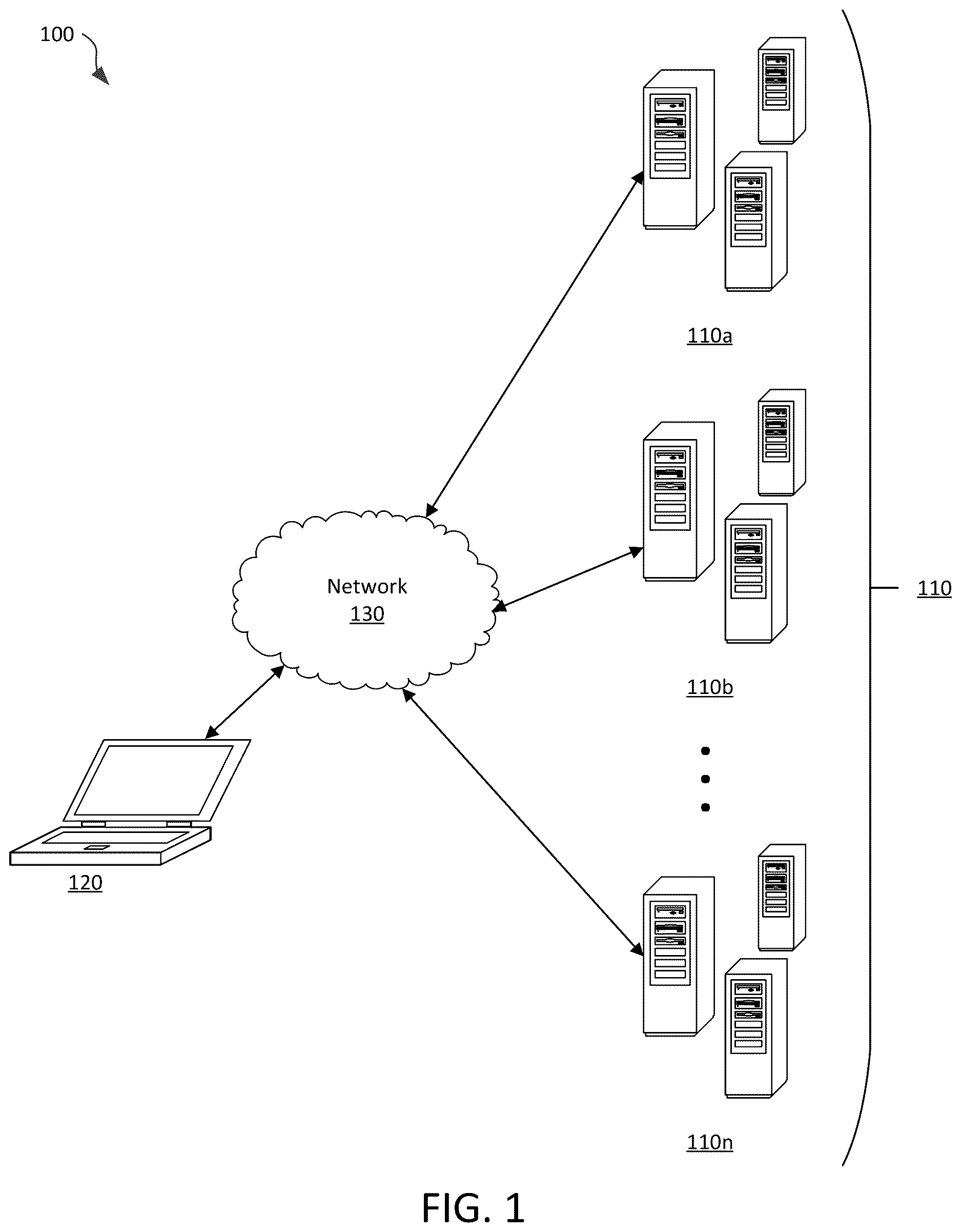 Patent US12613883 — Methods of orchestrated data sharing across cloud regions and cloud platforms of cloud- based data warehousing systems — Figure 1