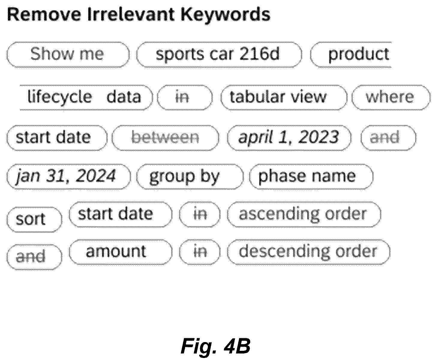 Patent US12613893 Figure 4 – Natural language data query systems and methods