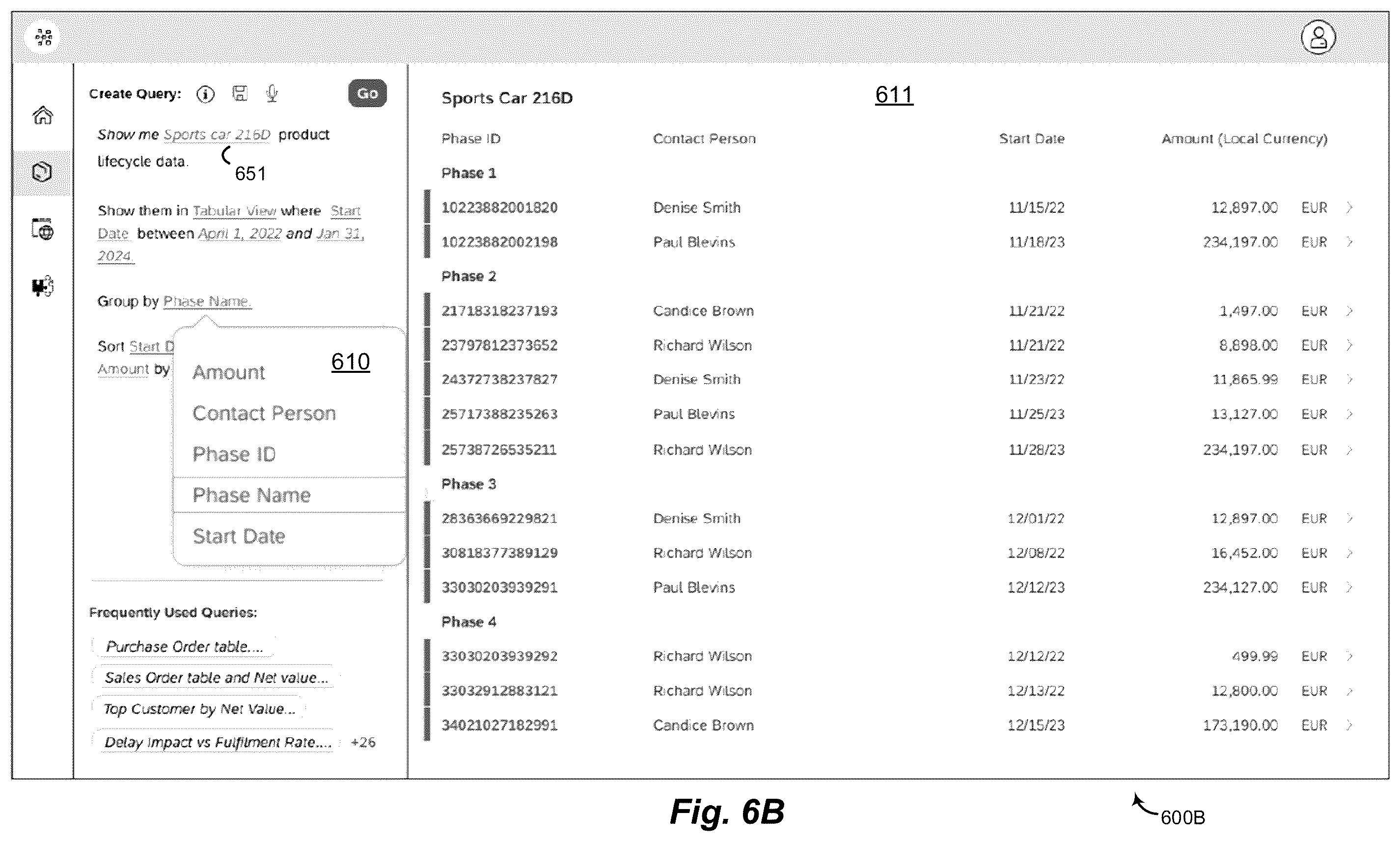 Patent US12613893 Figure 8 – Natural language data query systems and methods