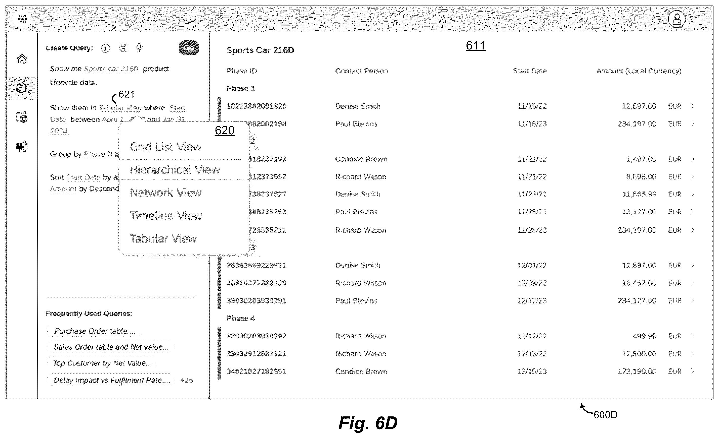 Patent US12613893 Figure 10 – Natural language data query systems and methods