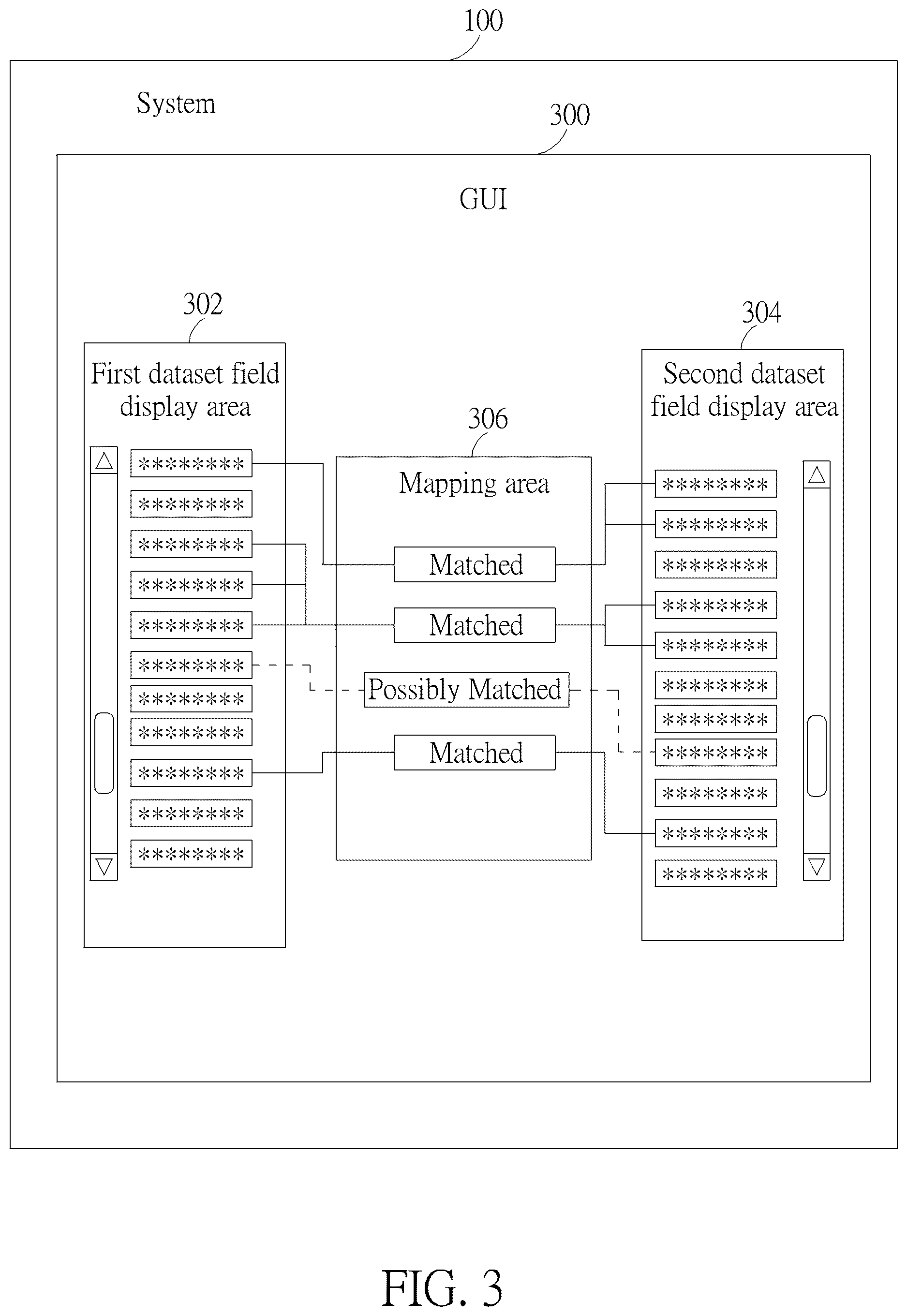 Patent US12613897 Figure 3 – Method for automatically mapping fields having similar characteristics