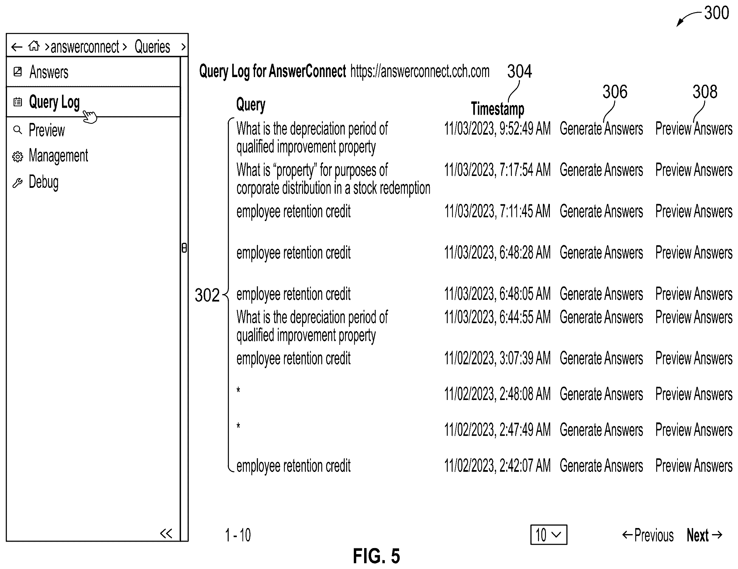 Patent US12613898 Figure 5 – Systems and methods for data-driven query and response generation