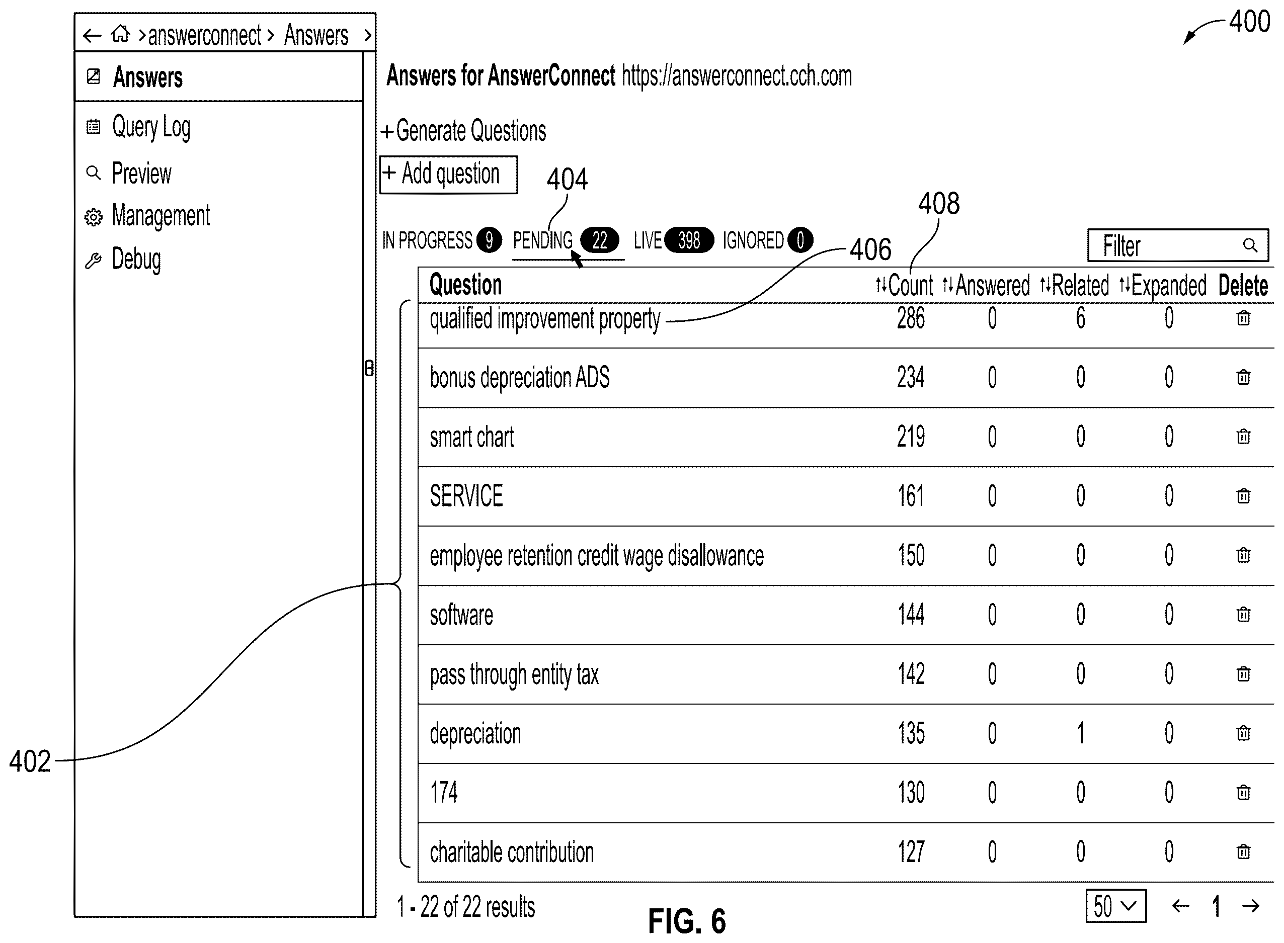 Patent US12613898 Figure 6 – Systems and methods for data-driven query and response generation