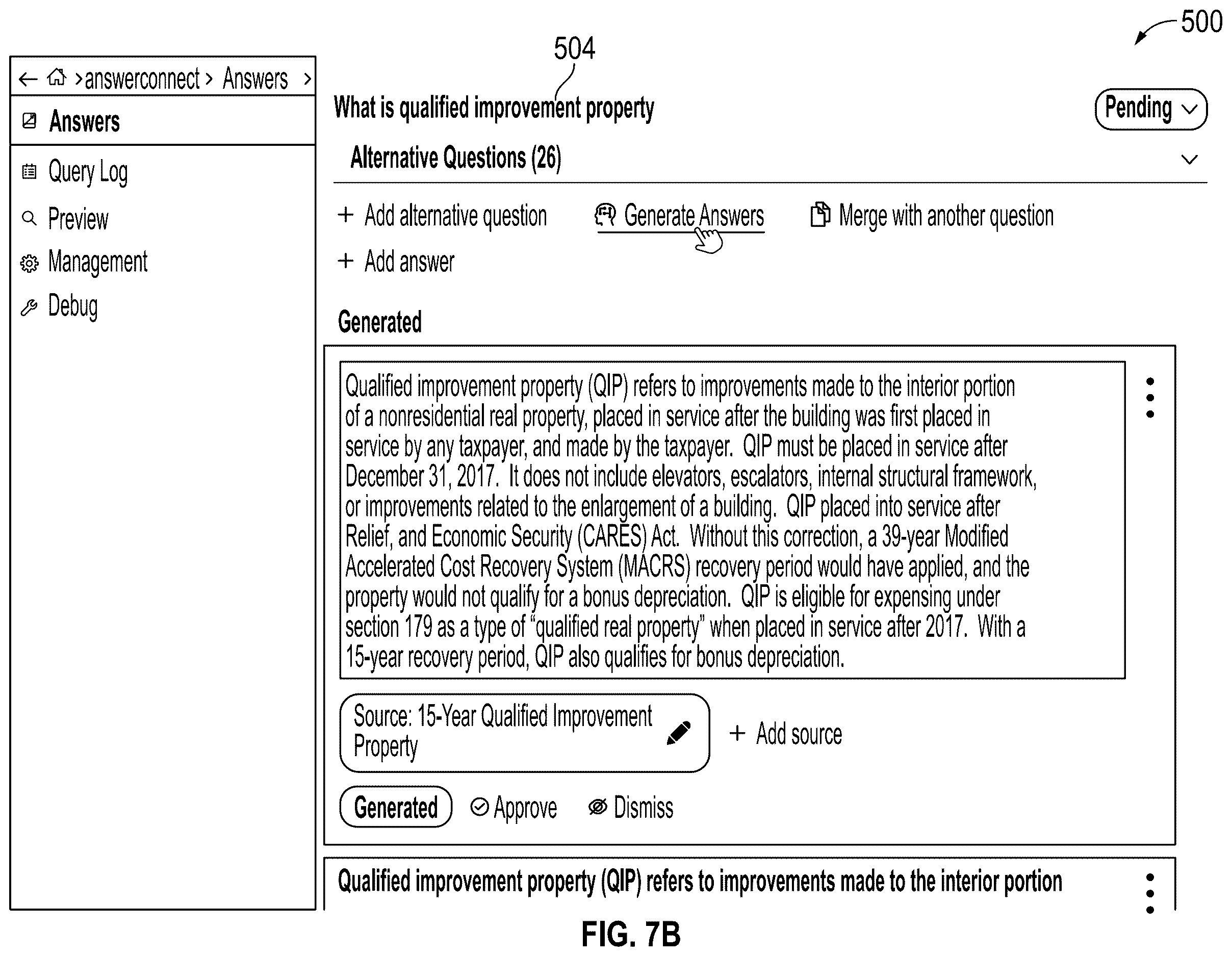 Patent US12613898 Figure 8 – Systems and methods for data-driven query and response generation