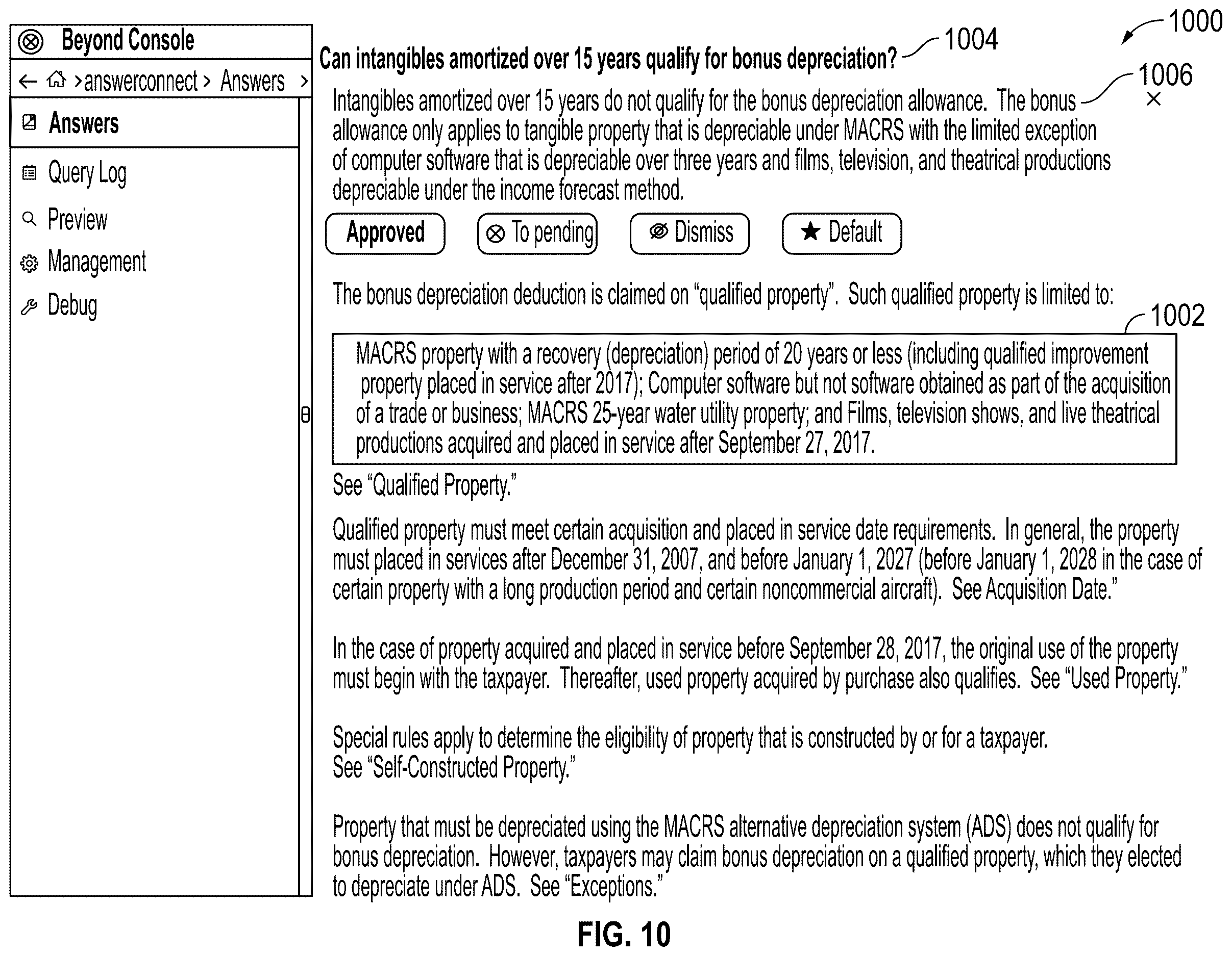 Patent US12613898 Figure 18 – Systems and methods for data-driven query and response generation
