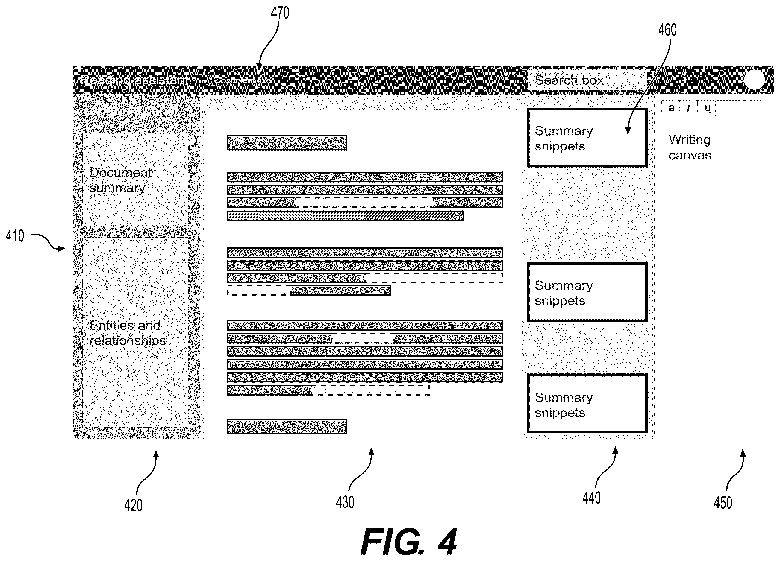 Patent US12613900 Figure 4 – Document summarizer
