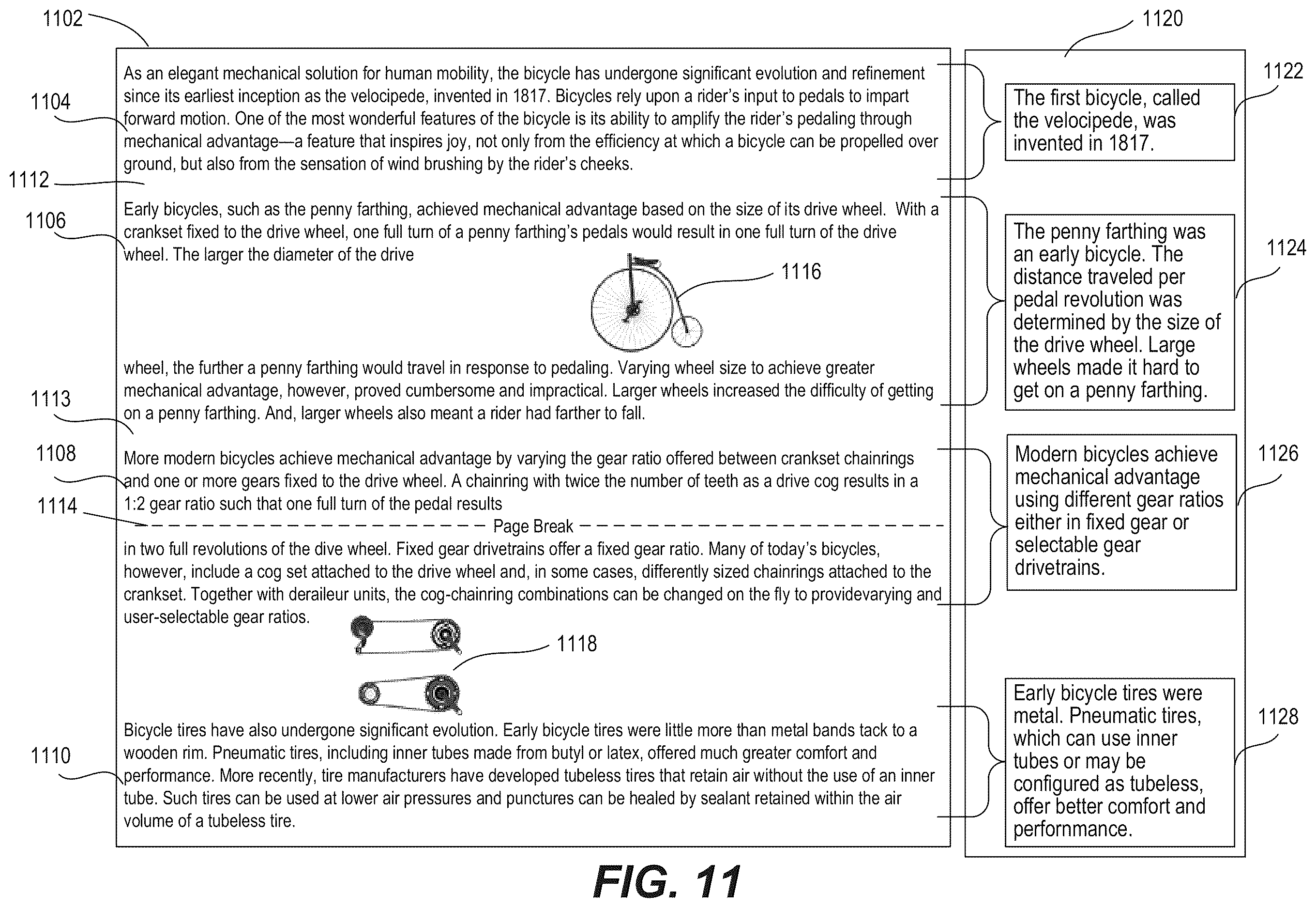 Patent US12613900 Figure 11 – Document summarizer