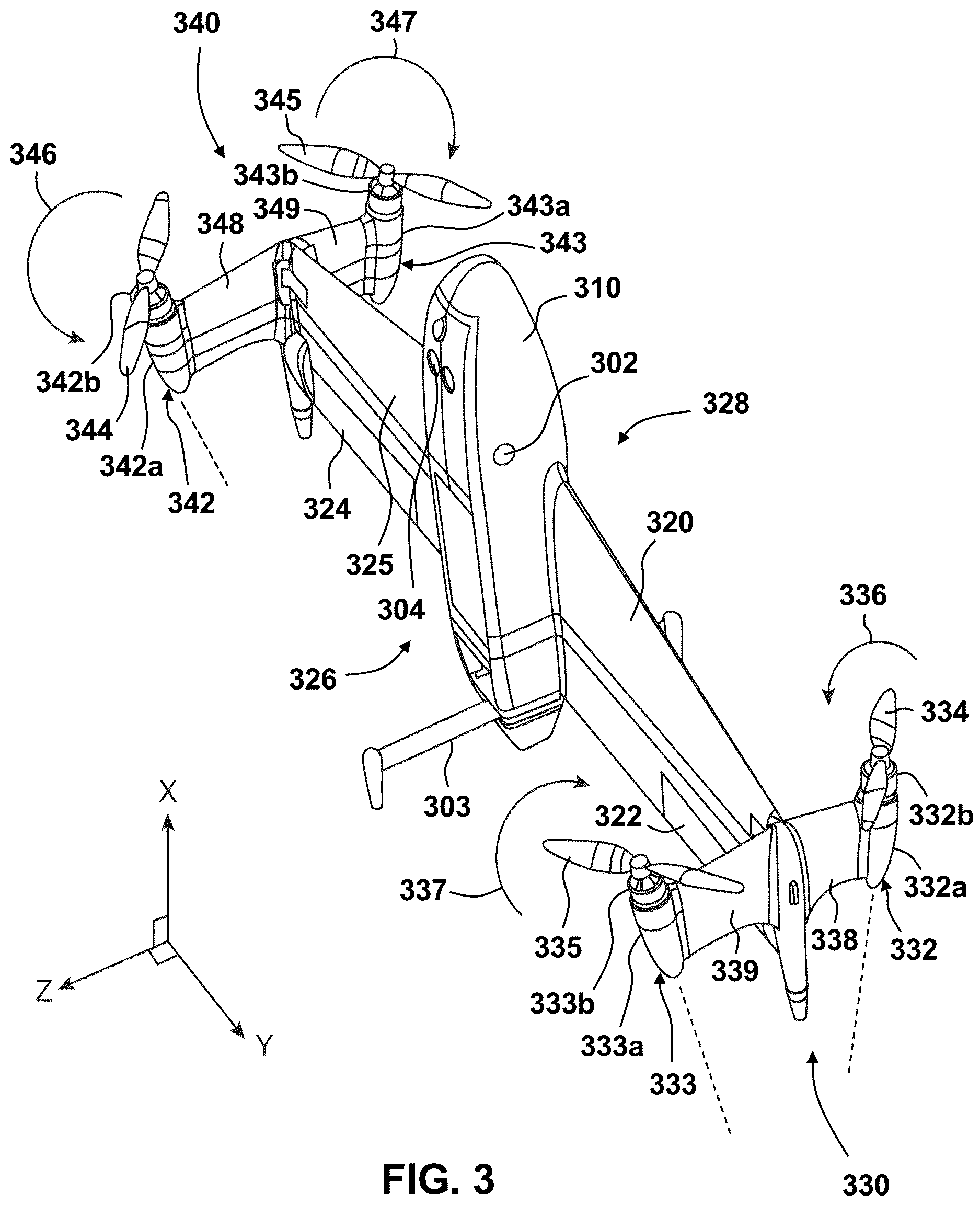 Patent US12613908 Figure 3 – Methods and systems for cloud-based management of images captured by aerial vehicles