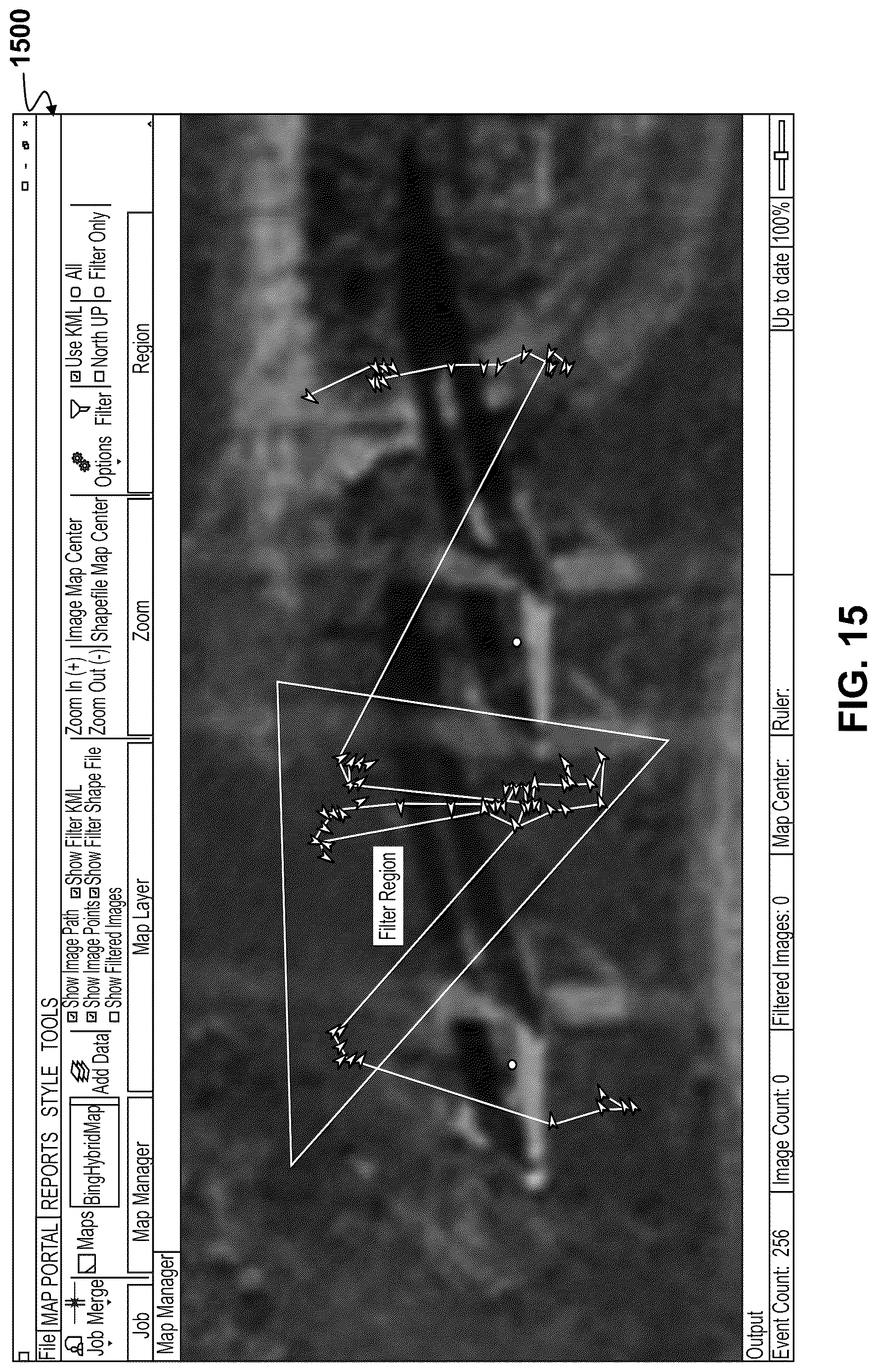 Patent US12613908 Figure 15 – Methods and systems for cloud-based management of images captured by aerial vehicles