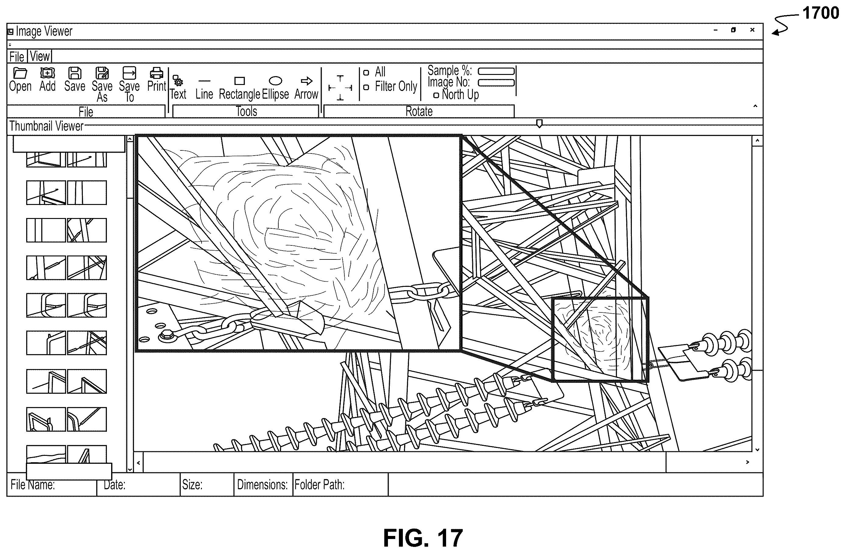 Patent US12613908 Figure 17 – Methods and systems for cloud-based management of images captured by aerial vehicles
