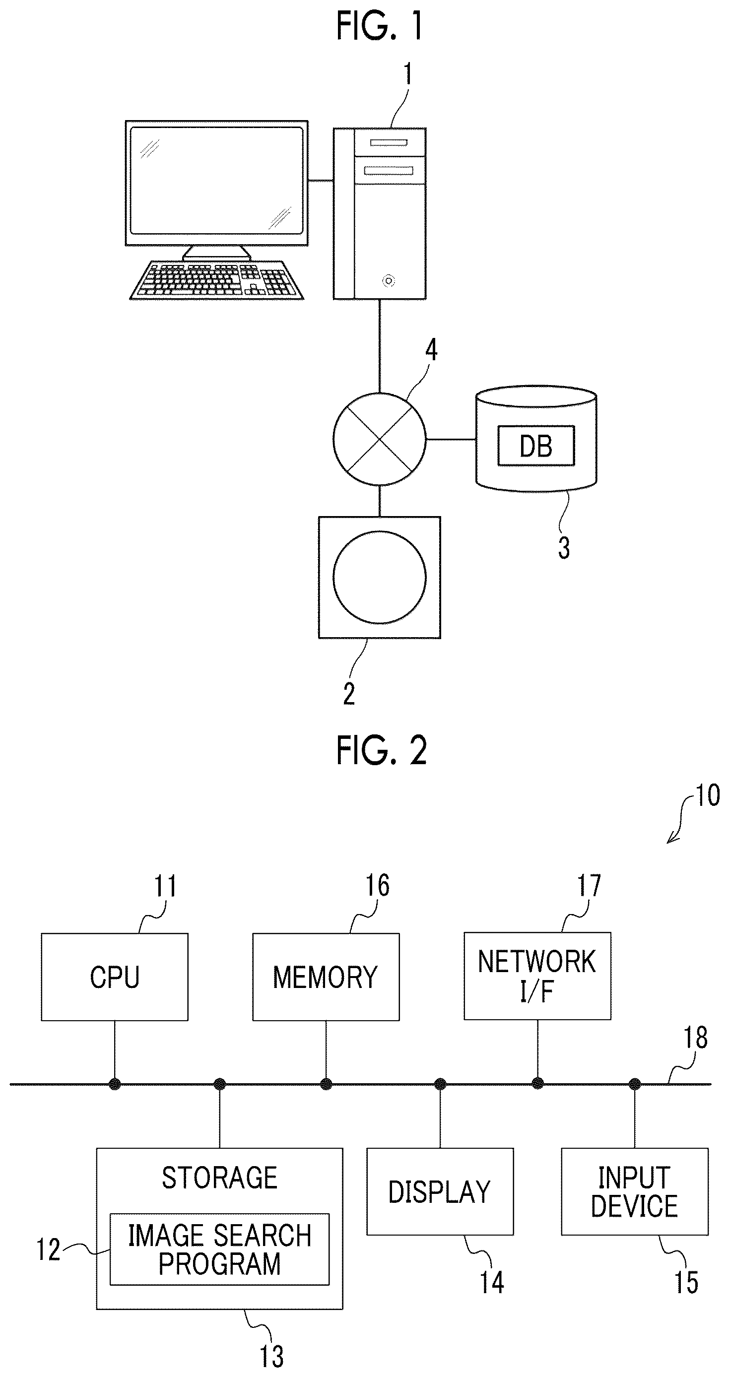 Patent US12613909 Figure 1 – Image search device, image search method, and image search program