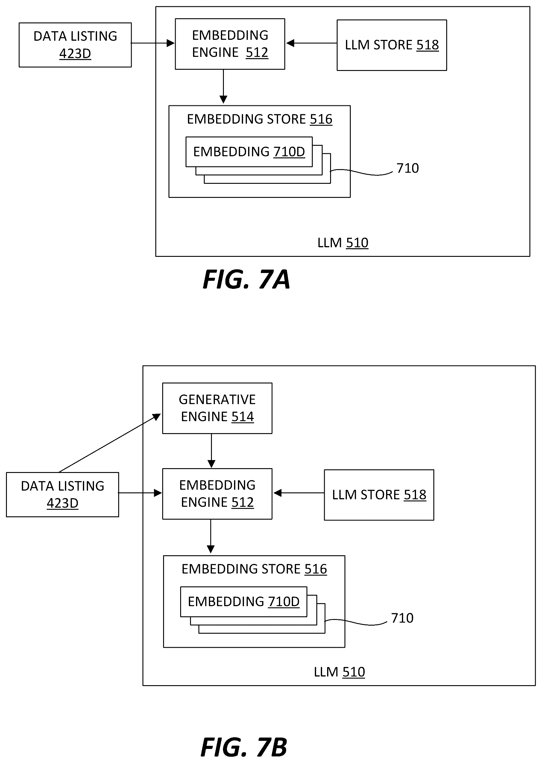 Patent US12613928 Figure 10 – Data listing search utilizing large language models