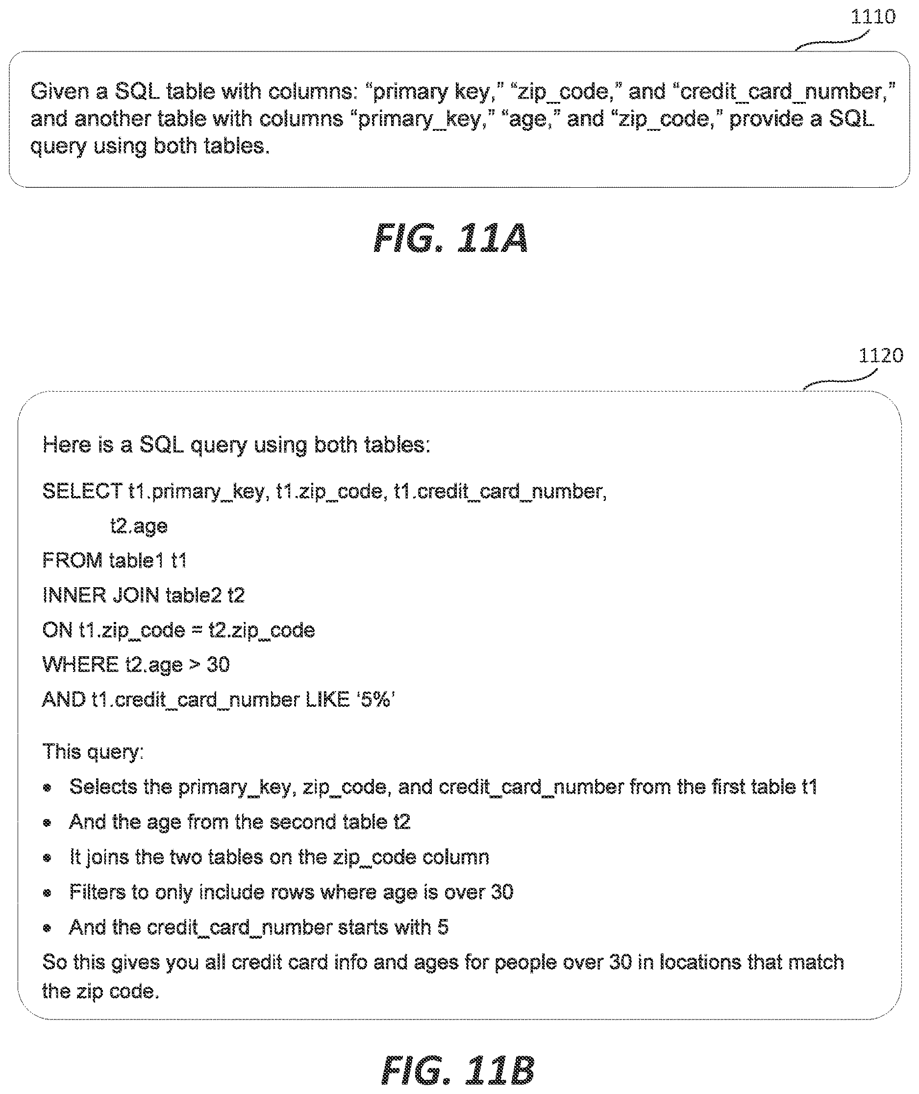 Patent US12613928 Figure 13 – Data listing search utilizing large language models